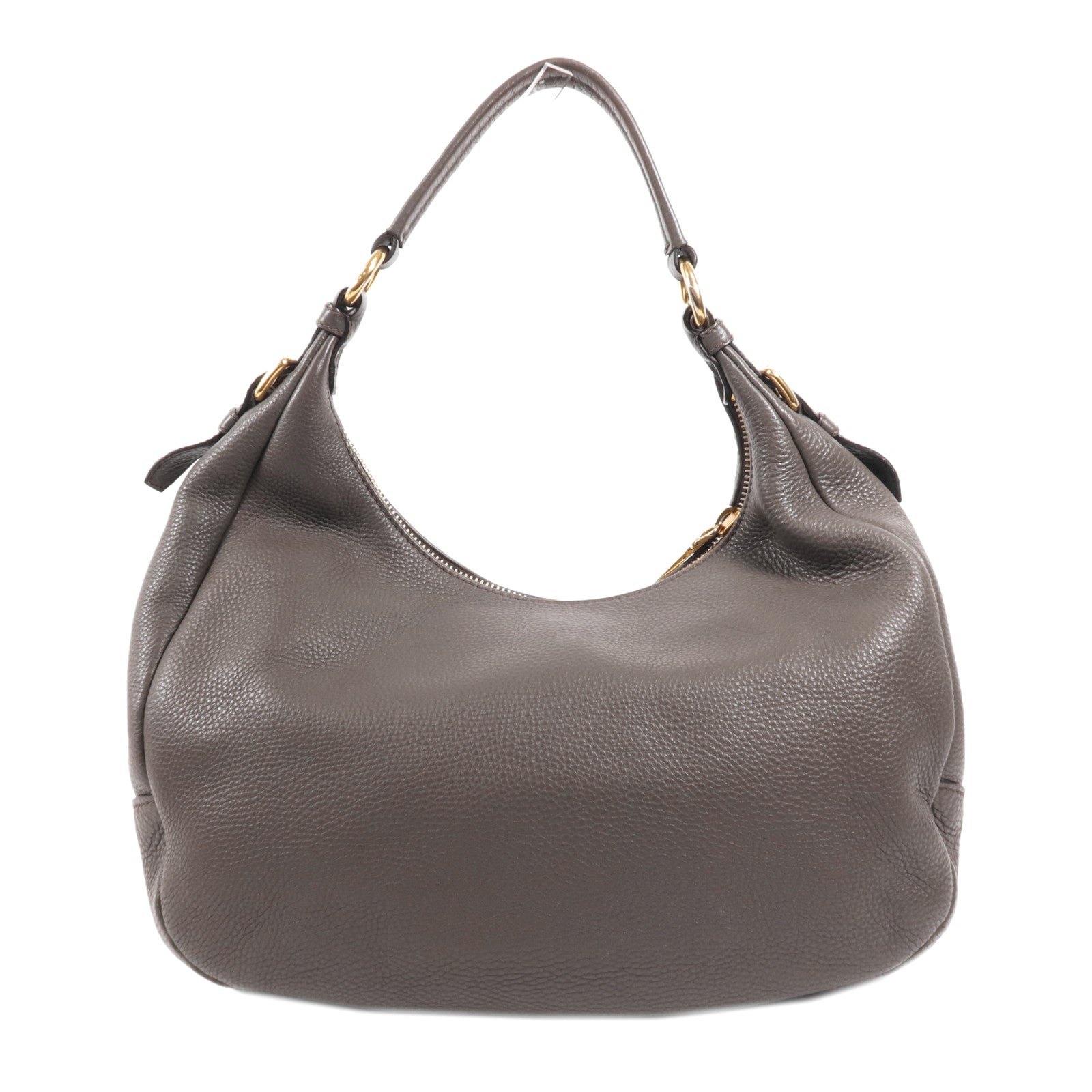 PRADA 牛皮皮革Shoulder Bag金扣肩背袋