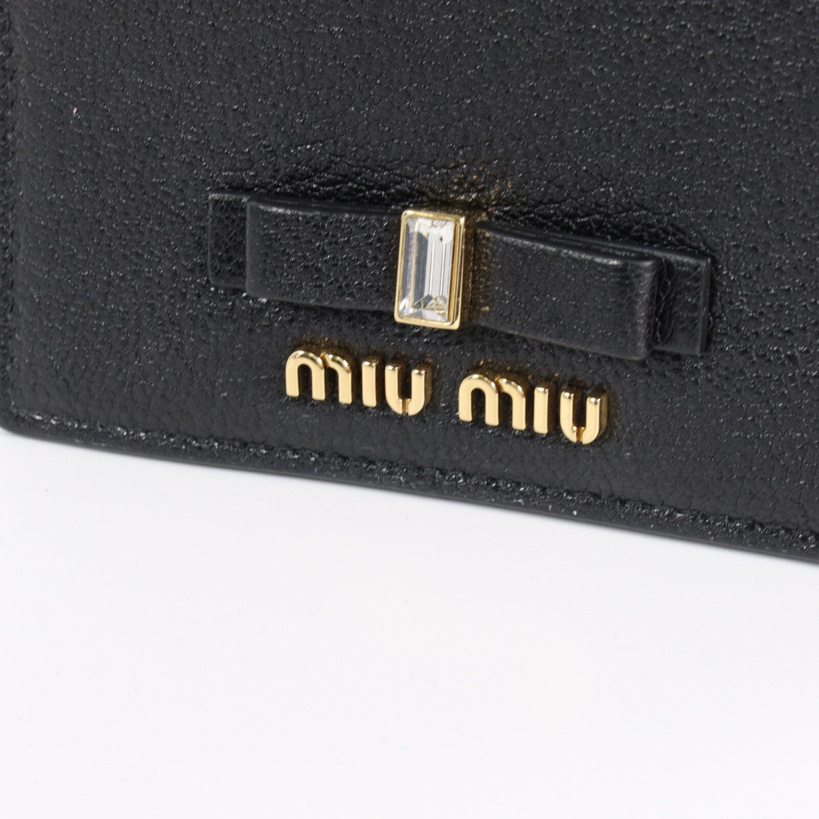 Miu Miu 牛皮皮革Madras Wallet錢包