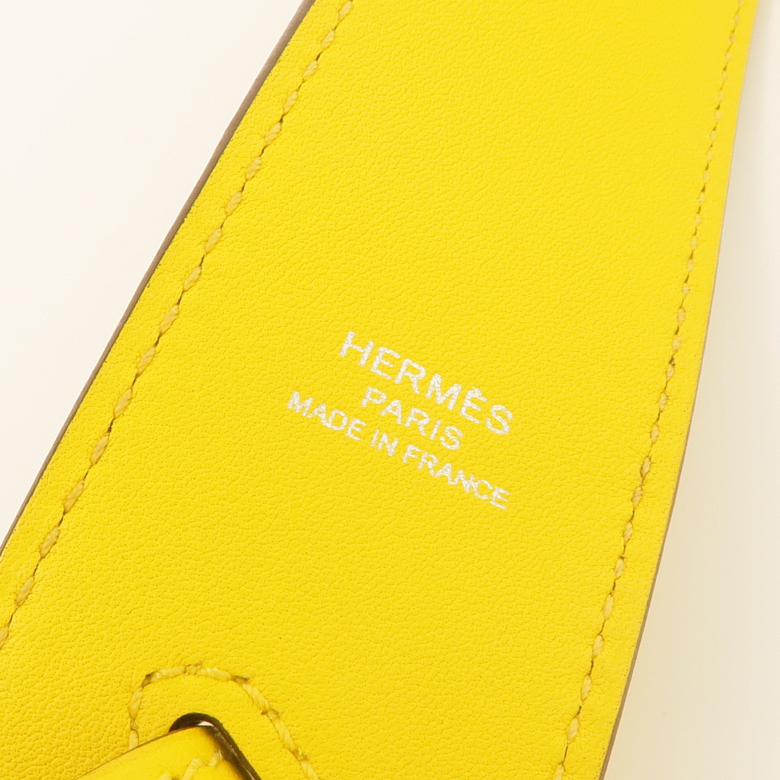 HERMES Swift皮革Shoulder Strap銀扣肩帶