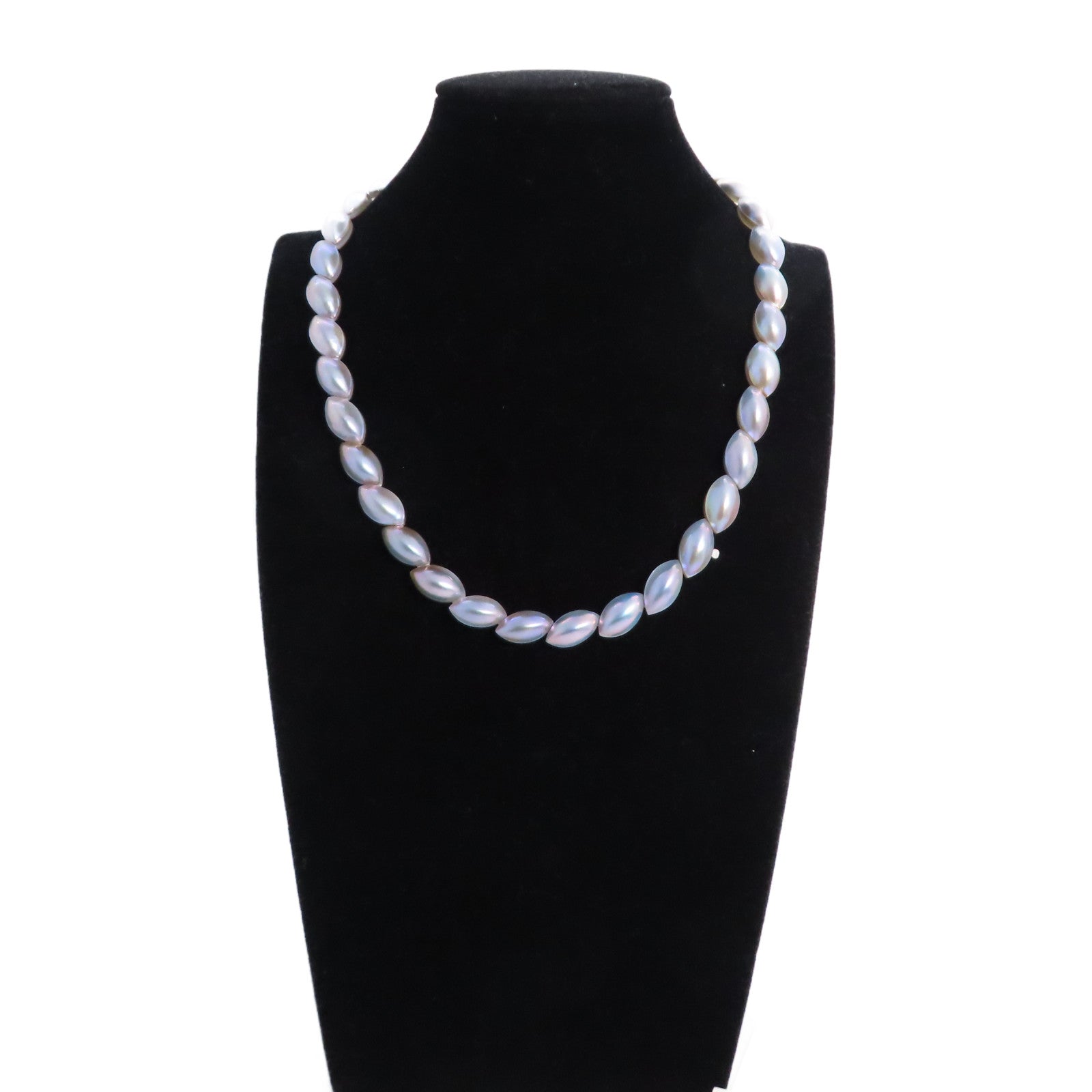 TASAKI 18K白金/馬貝珍珠Mabe Pearl Necklace and Earrings 2piece set項鏈/耳環套裝