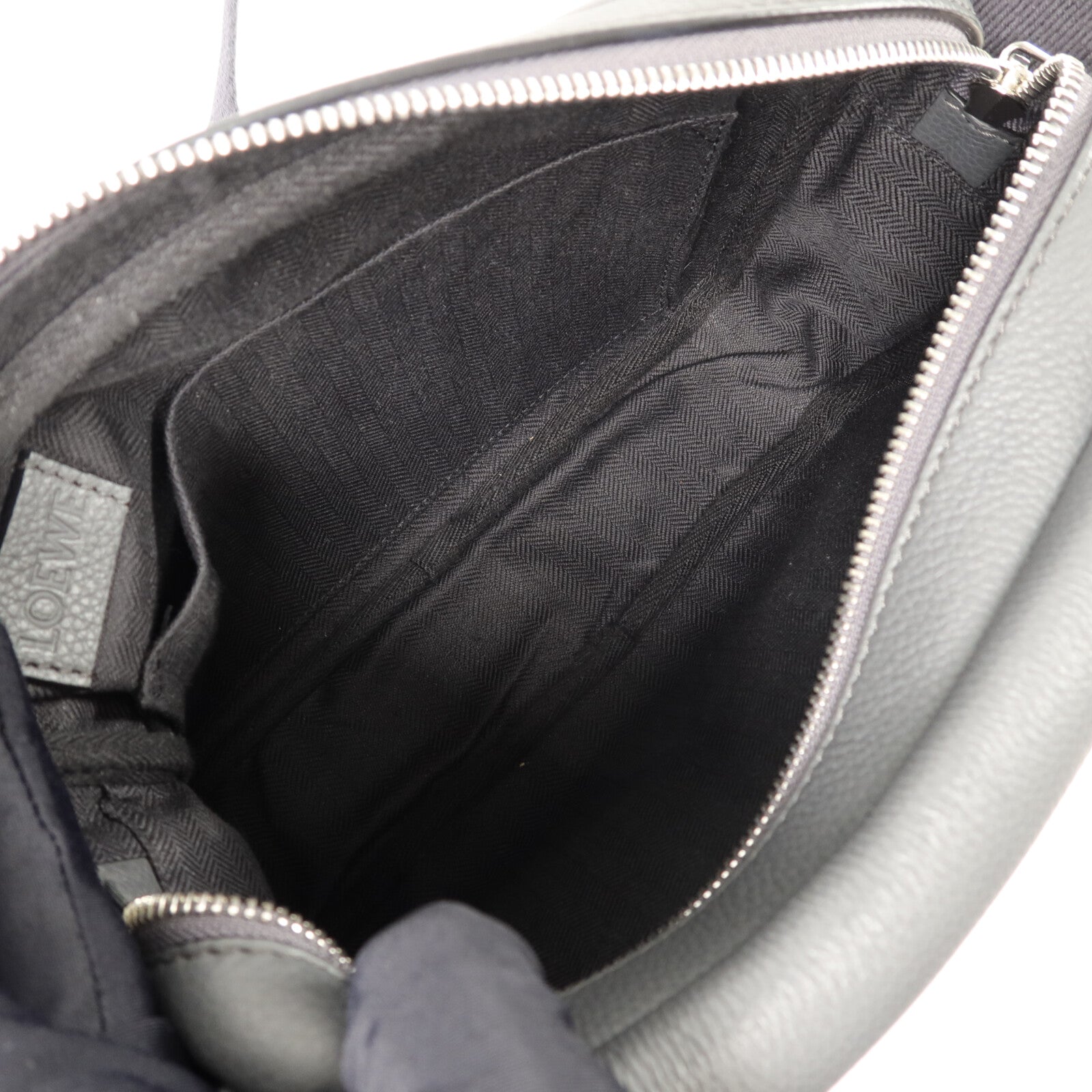 LOEWE 牛皮皮革Military Messenger XS肩背袋