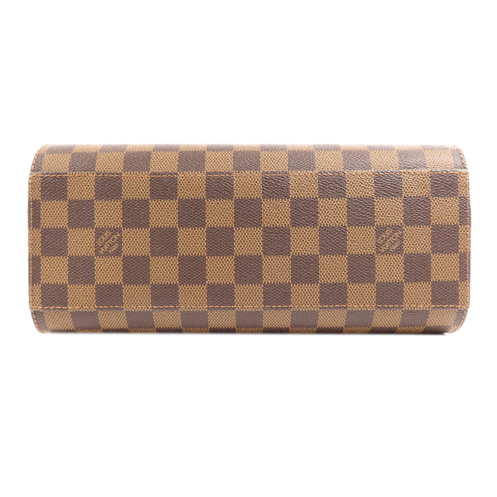 LOUIS VUITTON Damier Triana金扣手挽袋