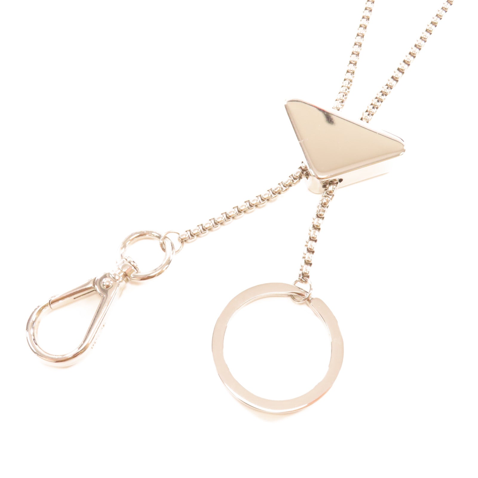 PRADA 金屬Necklace項鍊銀色