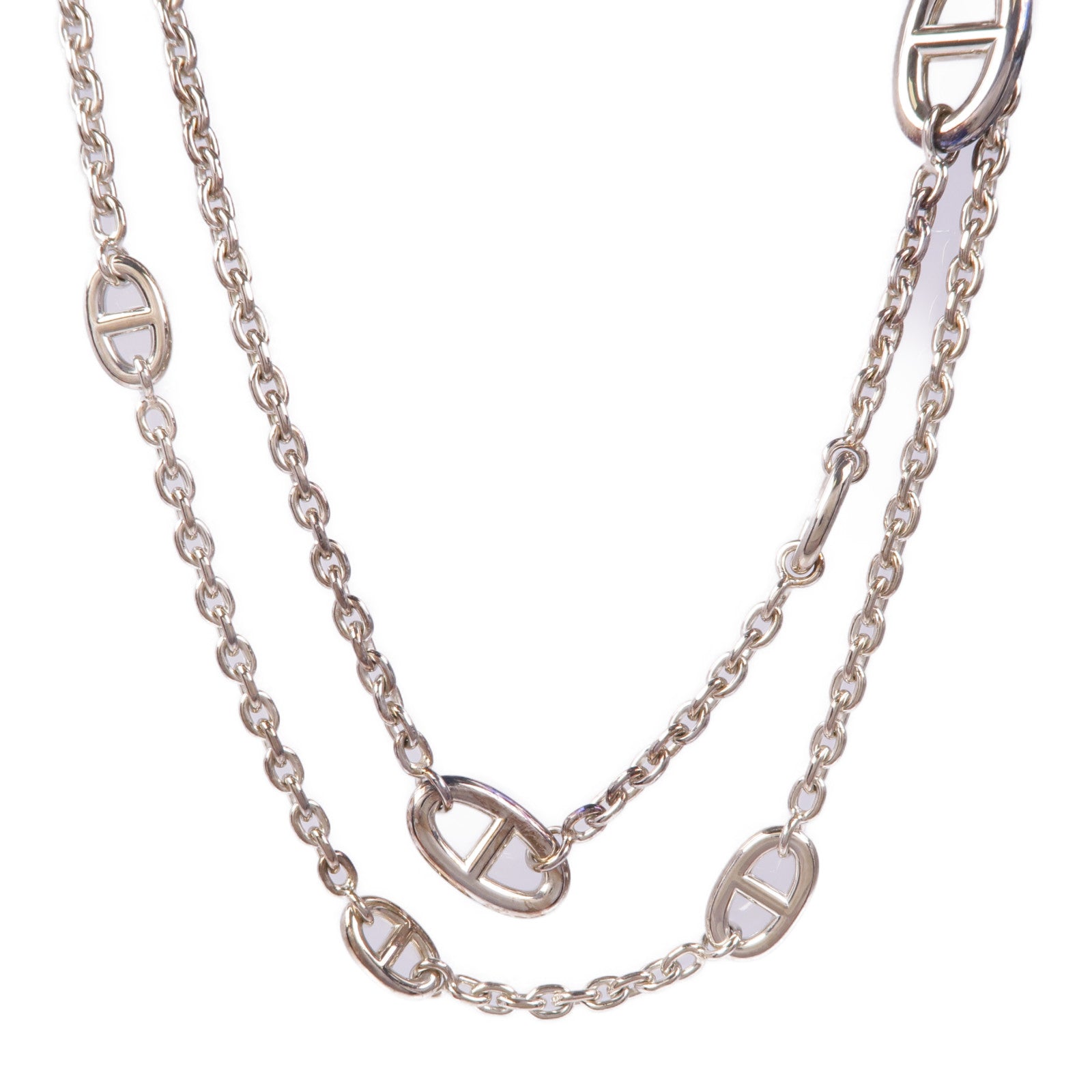 HERMES 925純銀Farandole long necklace 120項鍊– Brand Off