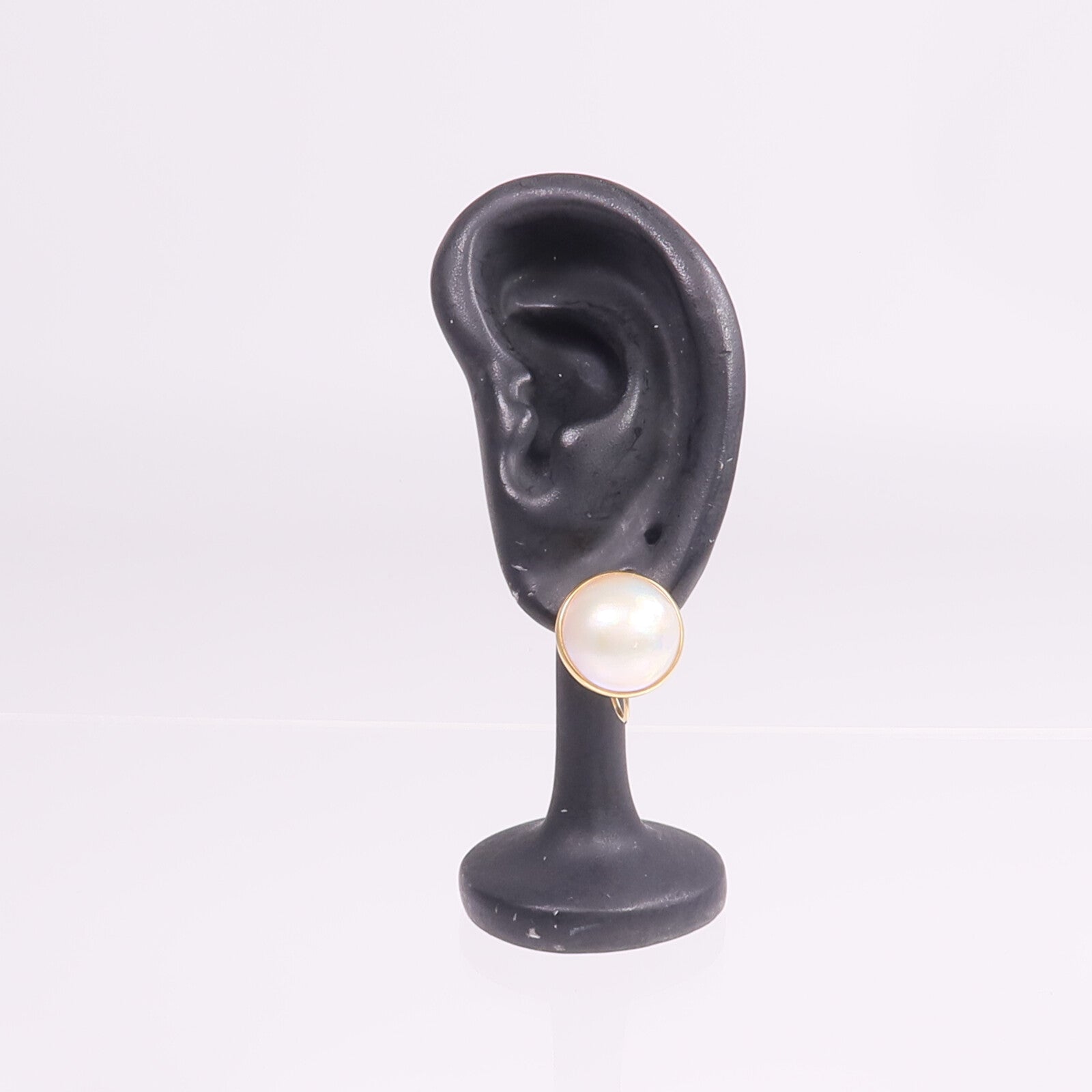 JEWELRY 18K黃金Mabe Pearl Earrings瑪貝珍珠耳環