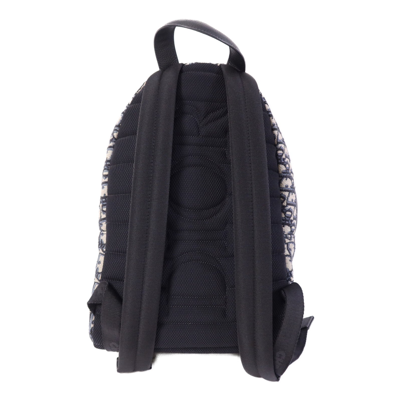 Dior 帆布Oblique Backpack銀扣背包