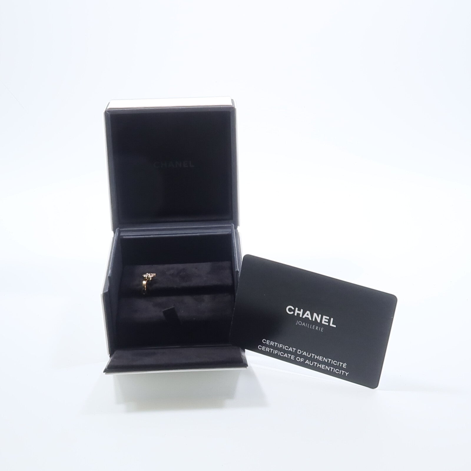 CHANEL 18K玫瑰金Eternal No.5 Single Earring鑽石耳環