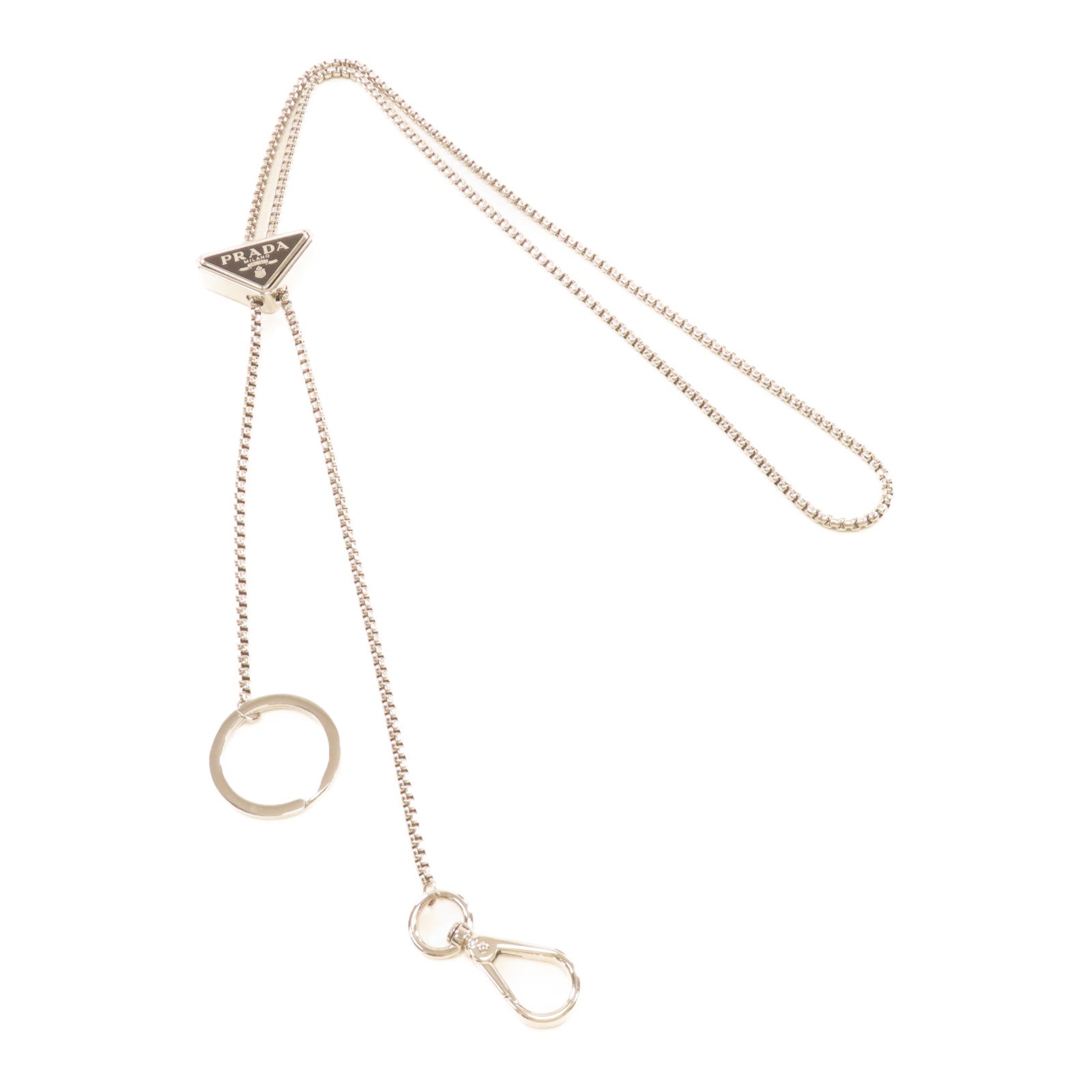 PRADA 金屬Necklace項鍊銀色