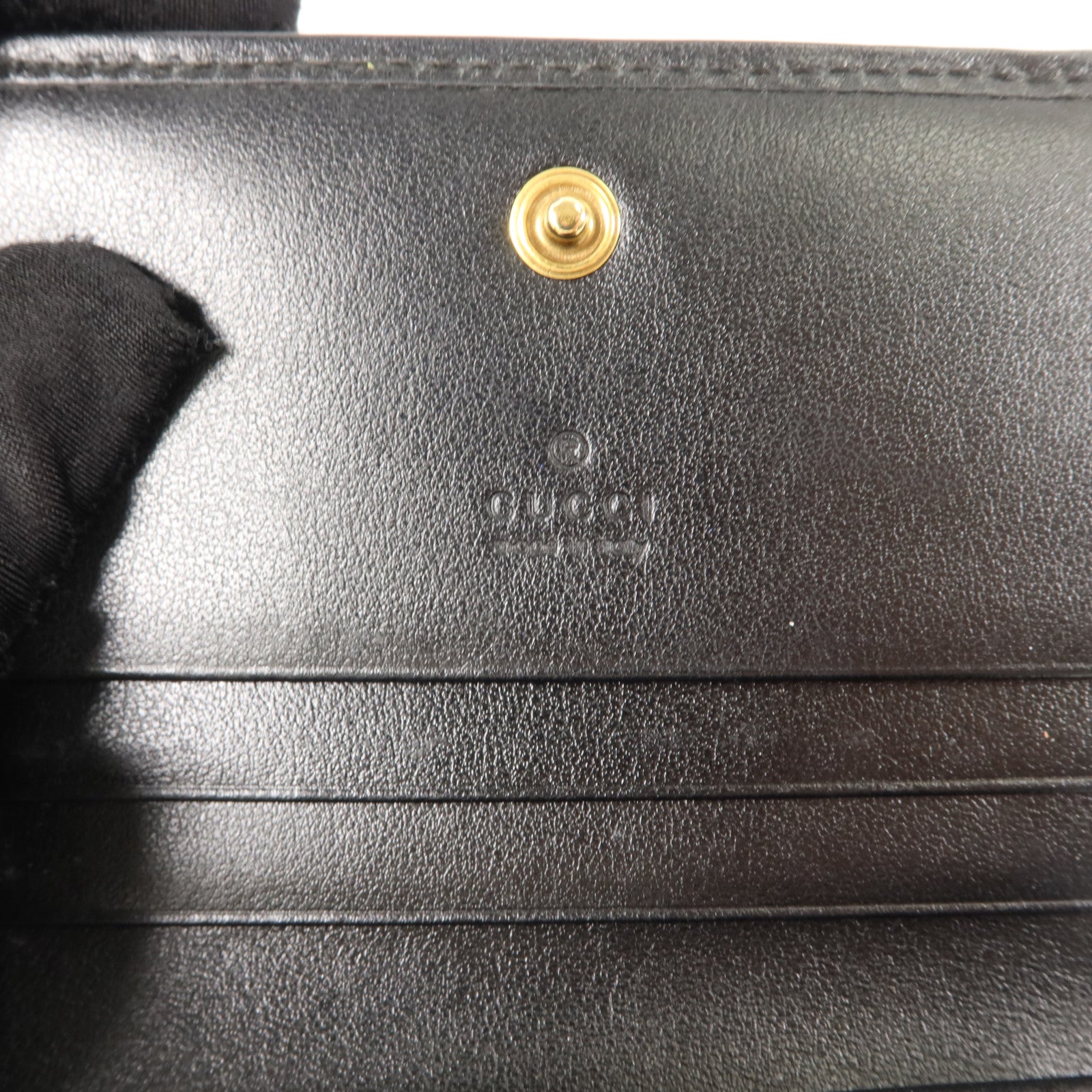 GUCCI 牛皮皮革GG Marmont Card Case Wallet錢包