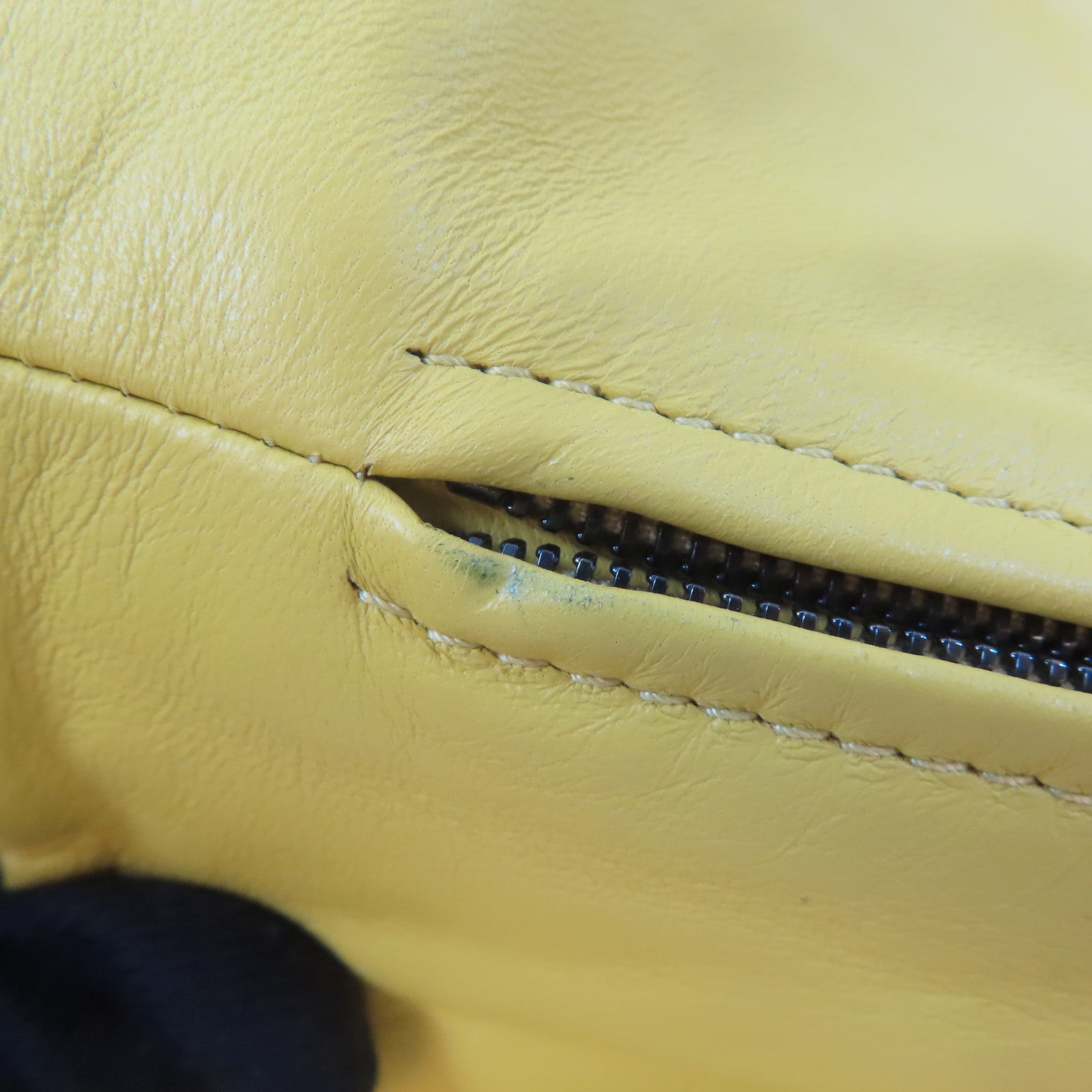 BOTTEGA VENETA 【激減優惠】牛皮皮革Clutch Bag手拿包黃色