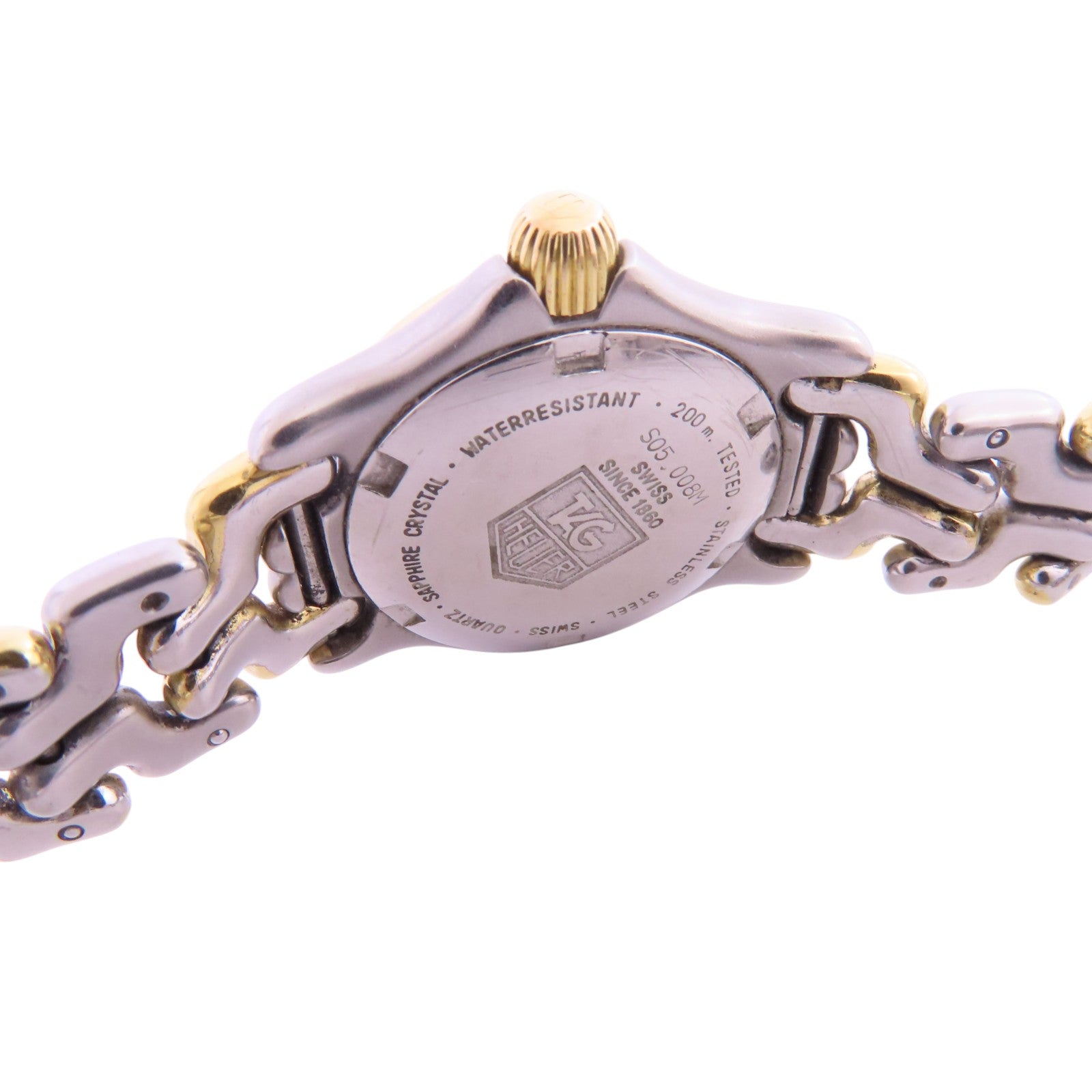 TAG HEUER Sel S05.008M Quartz Watch Stainless Steel  Beige