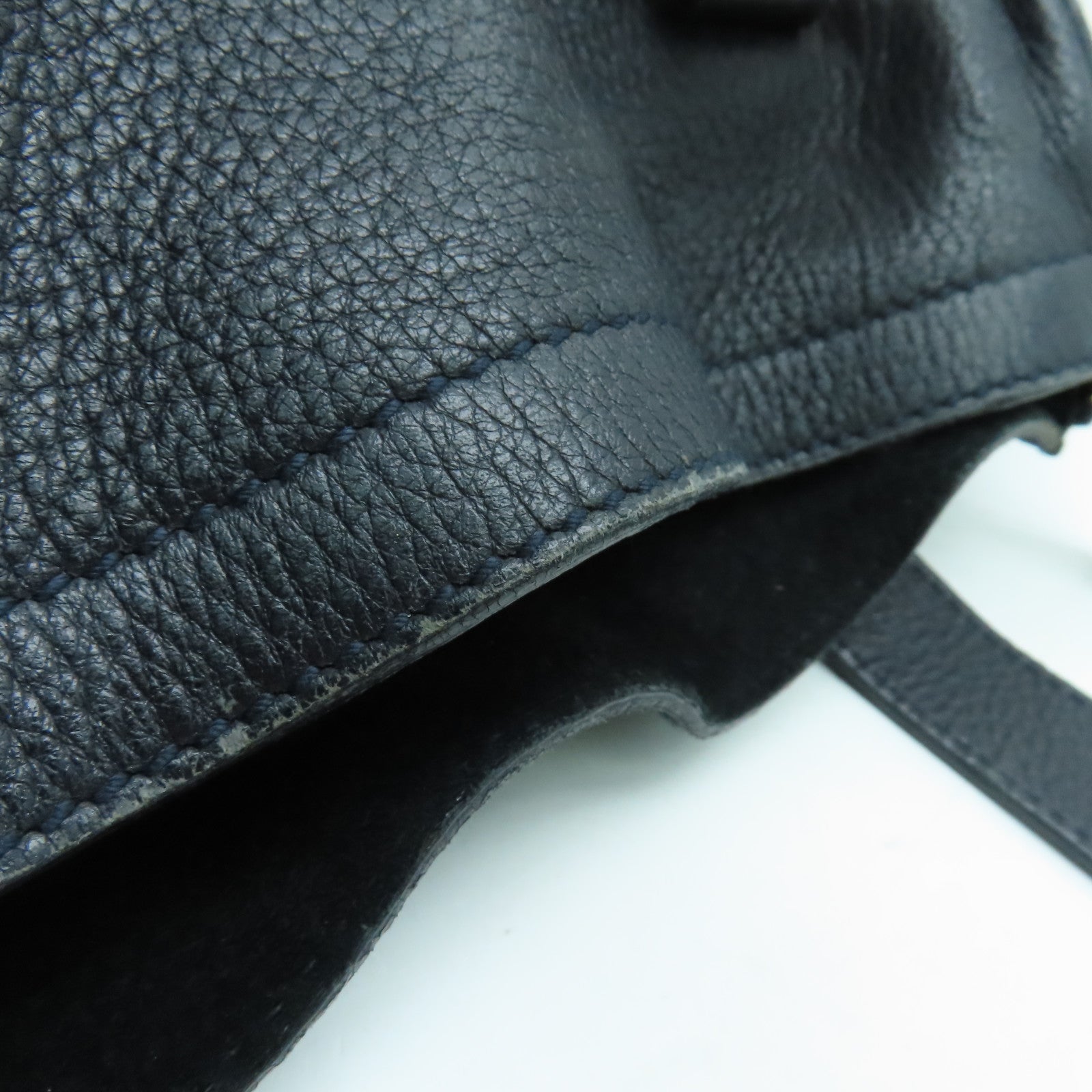 YVES SAINT LAURENT 牛皮皮革Tote Bag金扣手挽袋黑色