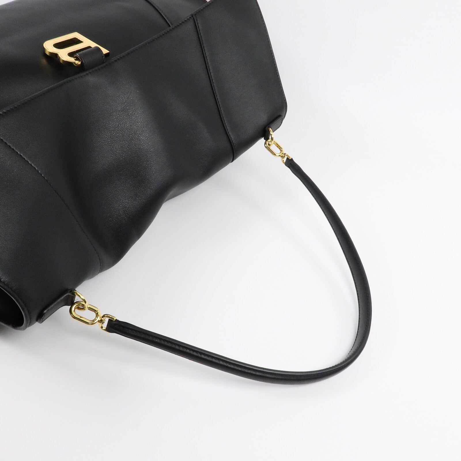 BALENCIAGA 牛皮皮革Hourglass Soft Large手挽肩背兩用袋
