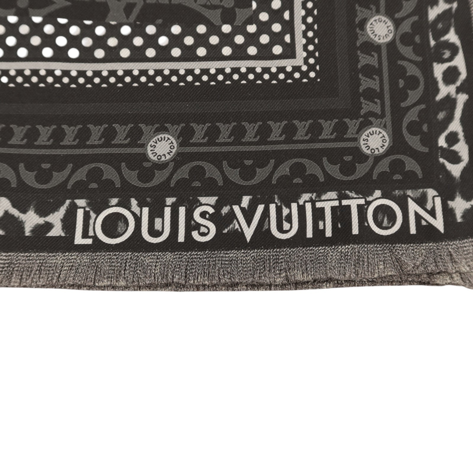 LOUIS VUITTON 絲質Scarf 120x120絲巾