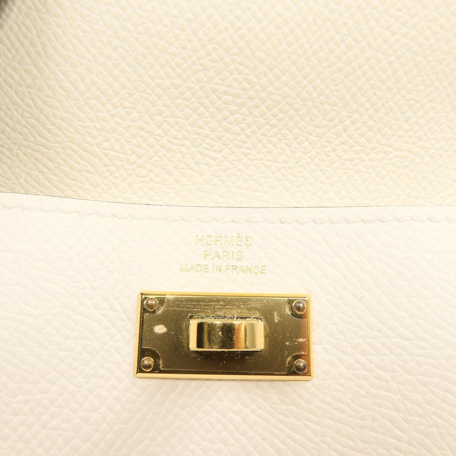 HERMES Epsom皮革Kelly Pocket金扣零錢包Nata