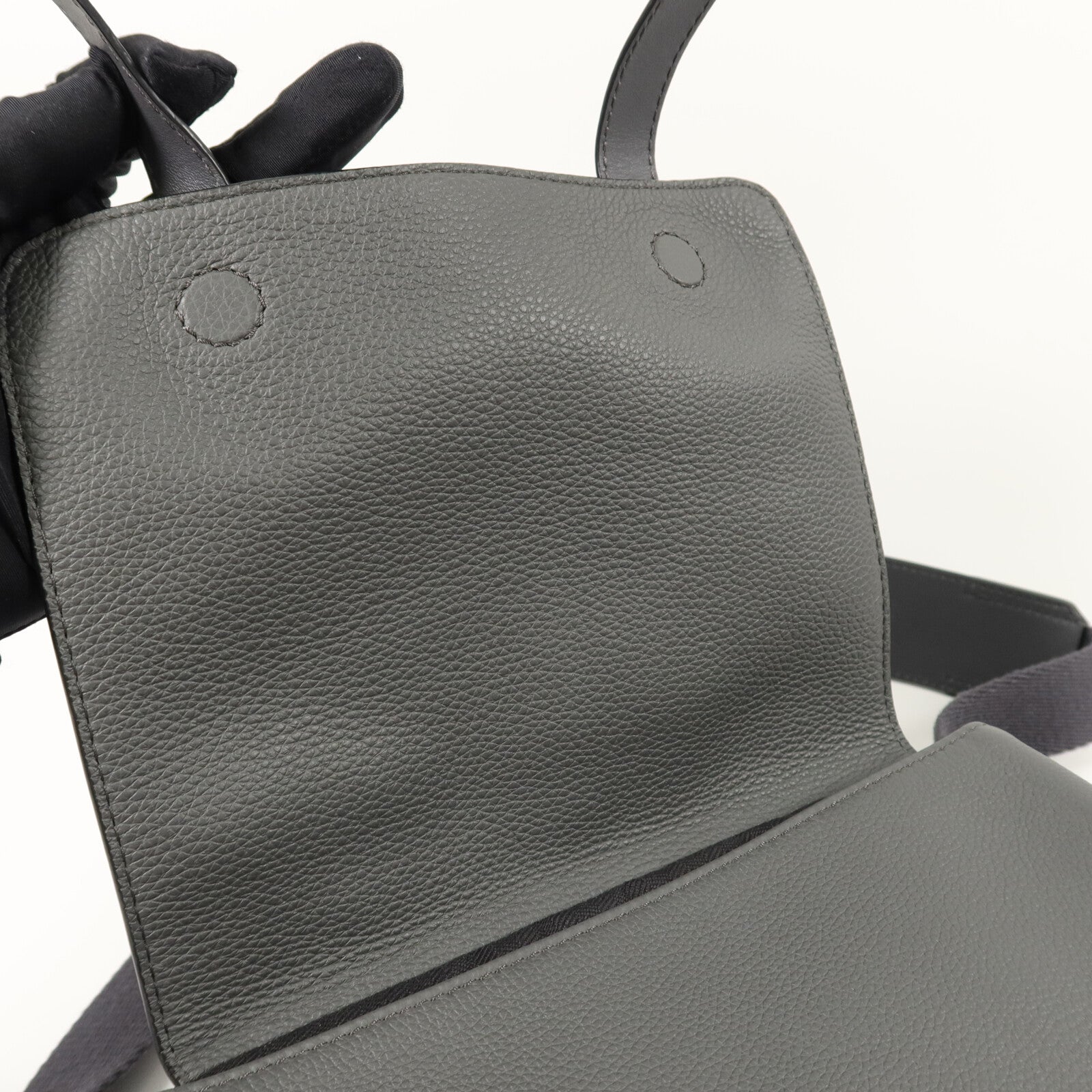 LOEWE 牛皮皮革Military Messenger XS肩背袋