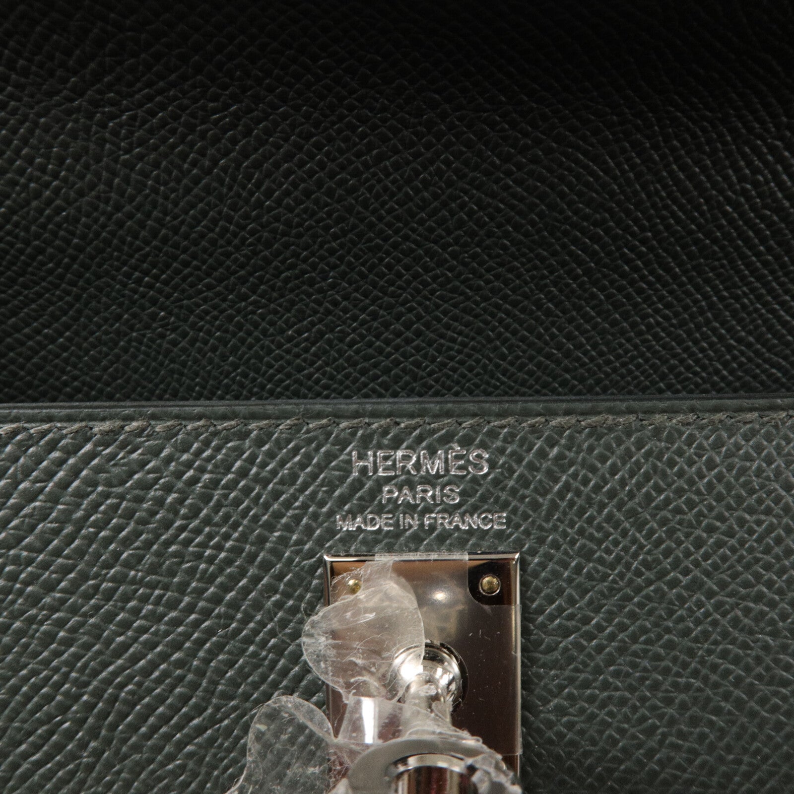 HERMES Epsom皮革Kelly 25手挽肩背兩用袋Vert Mangrove