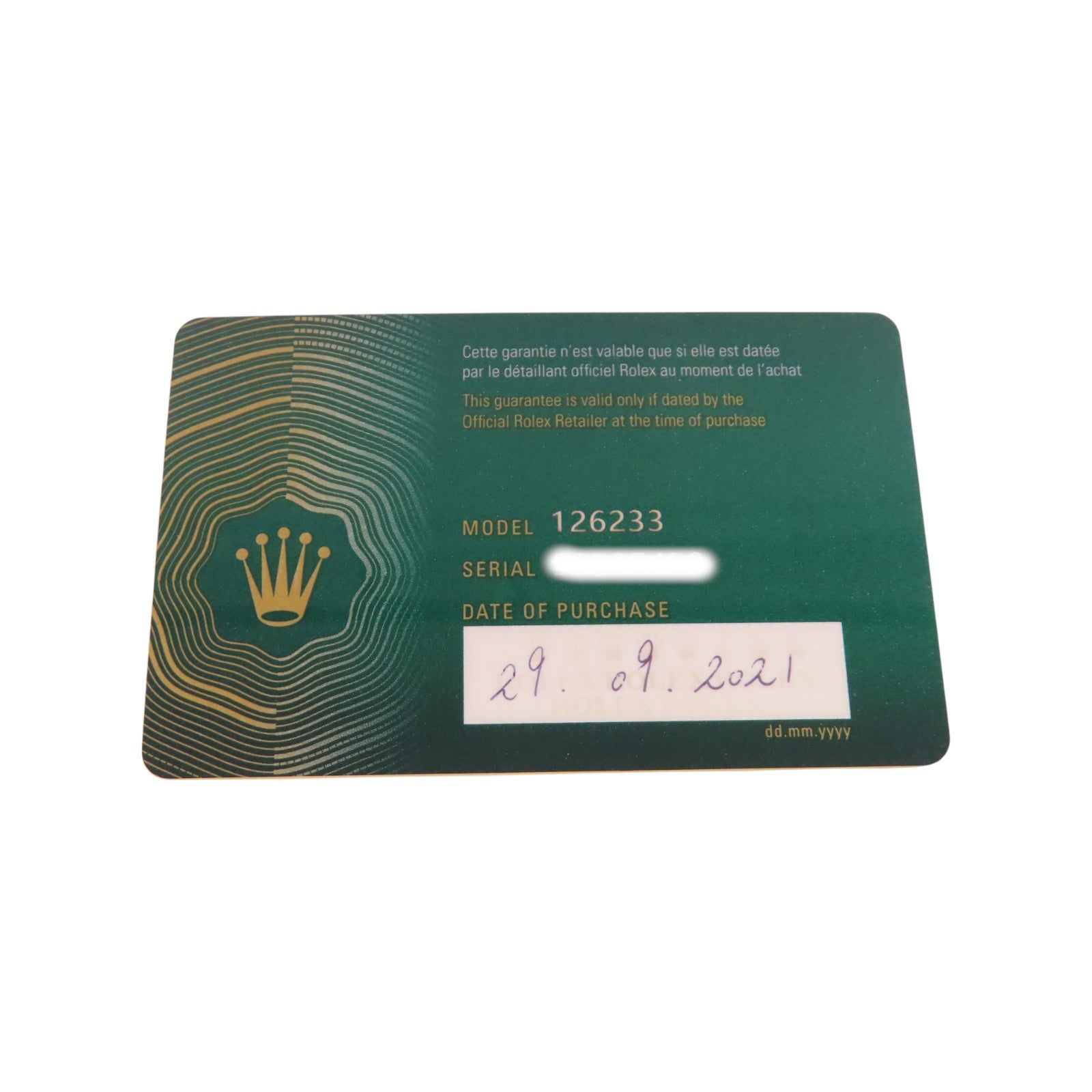 ROLEX Datejust Wimbledon 5S53E450