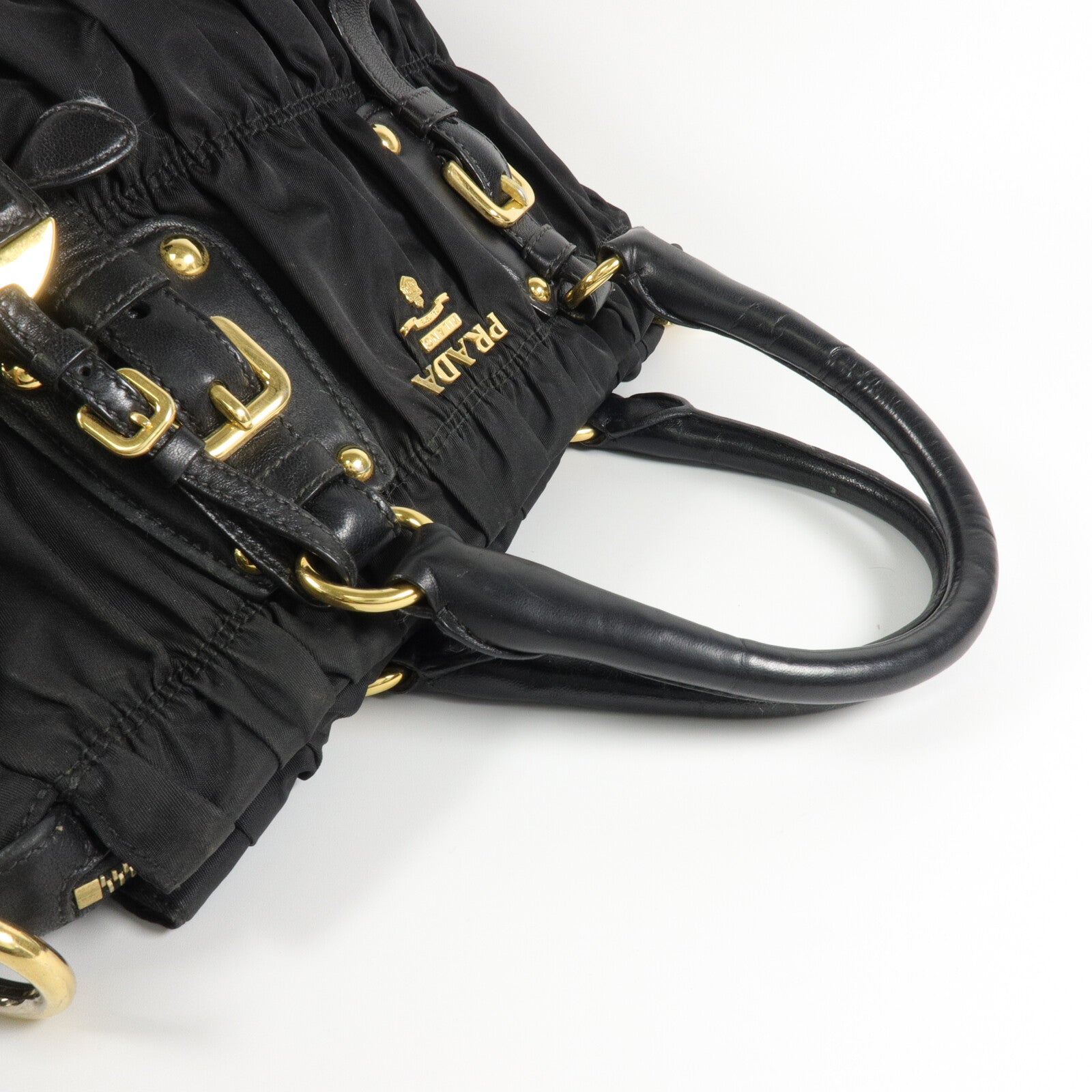 PRADA 尼龍Tessuto Gaufre 2 Way手挽肩背兩用袋