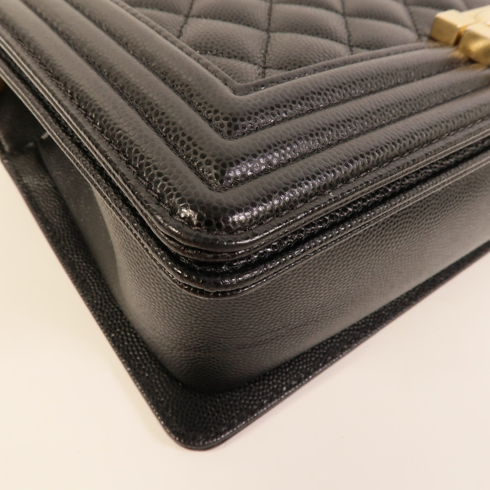 CHANEL 牛皮皮革Boy 25肩背袋