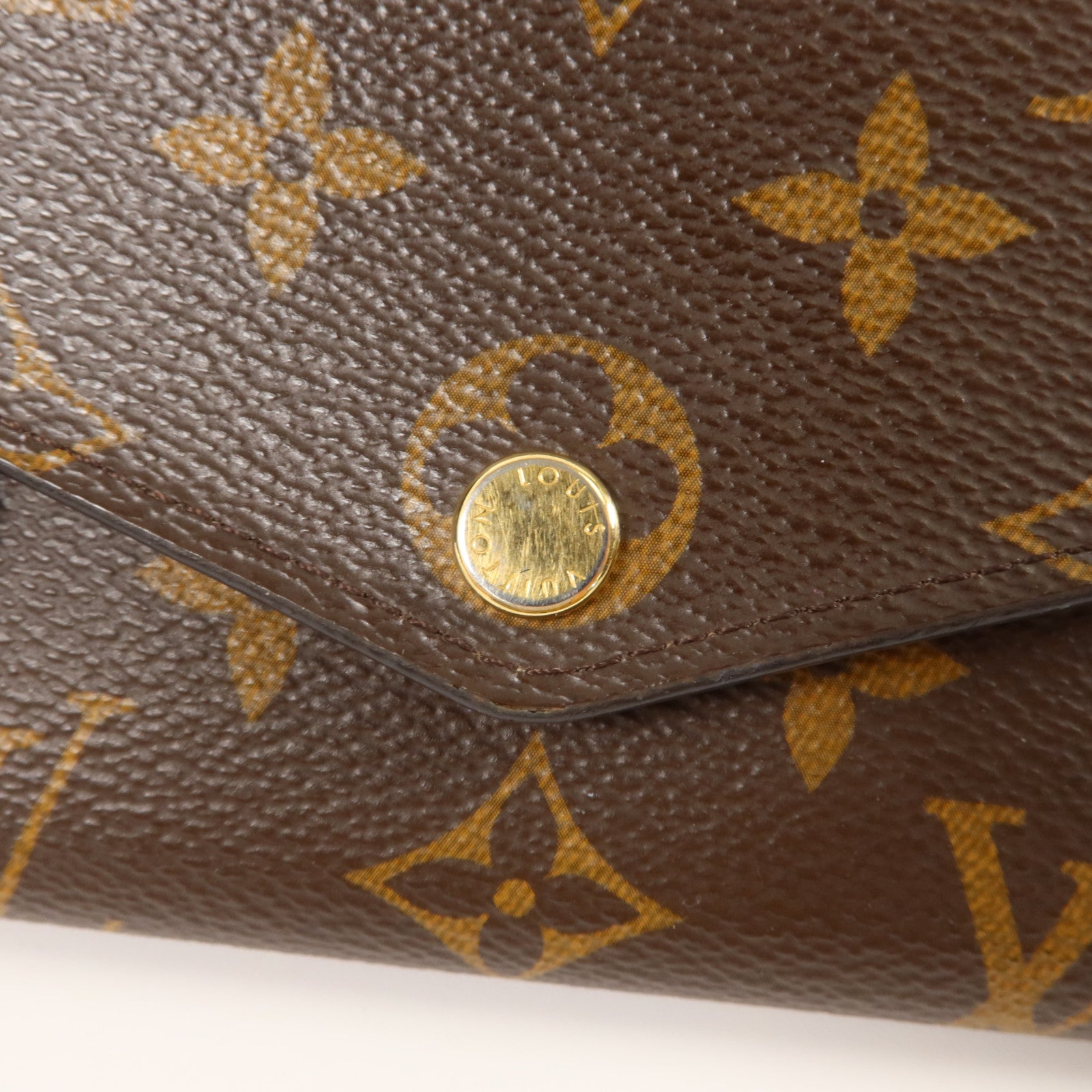 LOUIS VUITTON Monogram Portefeuille Sarah金扣長錢包