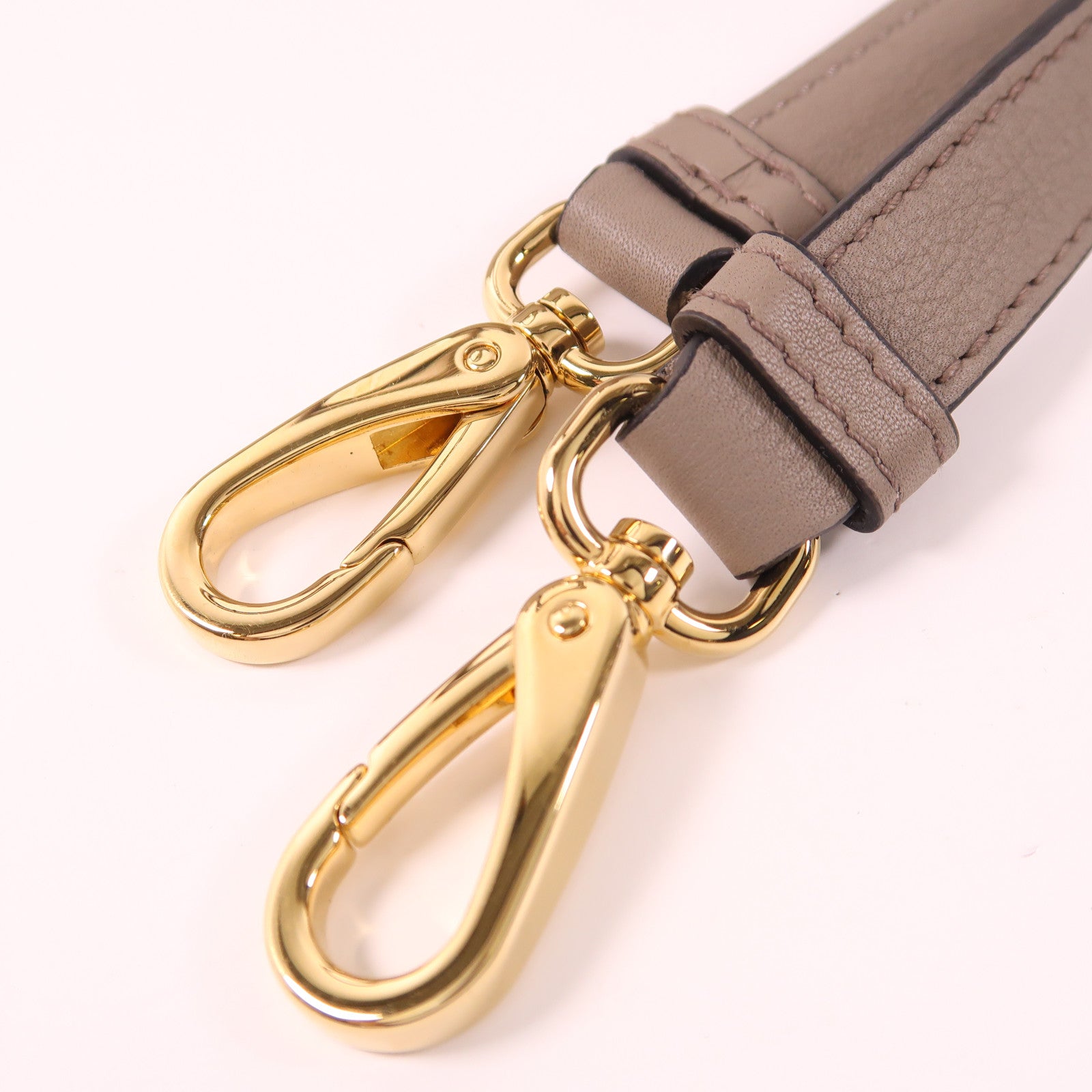 PRADA Medium Prada Buckle 2 Way Bag 1BA434 Calfskin Leather Gray