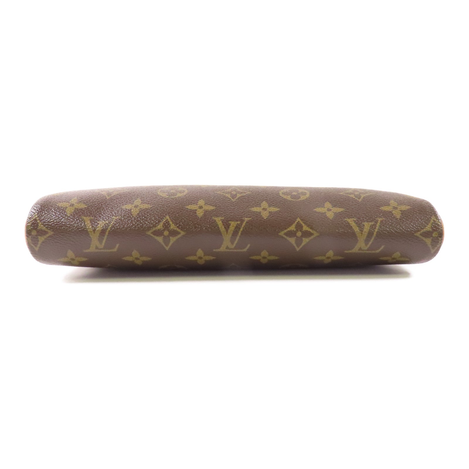 LOUIS VUITTON Monogram Eva金扣鏈帶肩背袋棕色