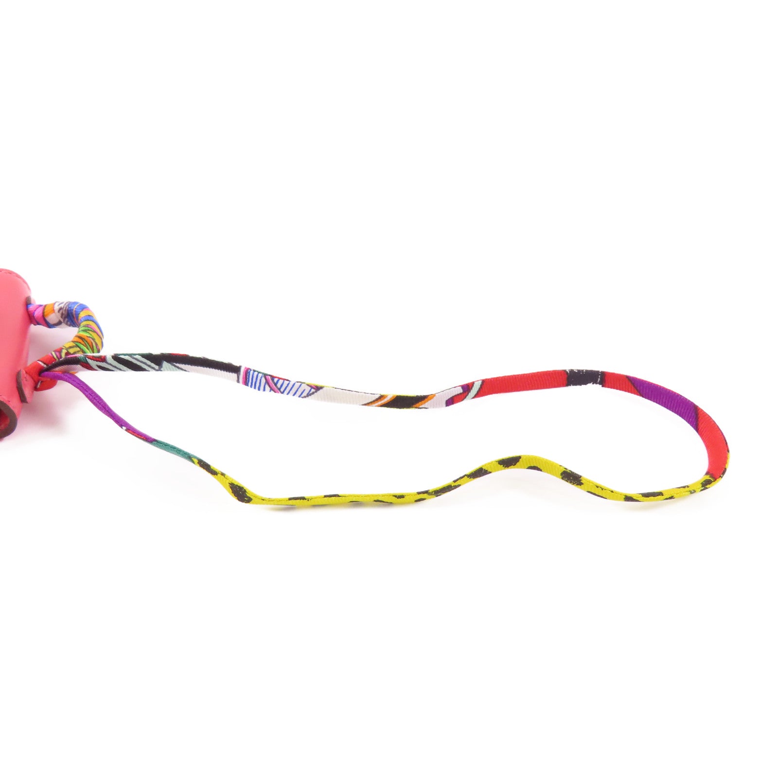 HERMES Tadelakt皮革Kelly Bag Charm金扣掛飾Rose Azalee