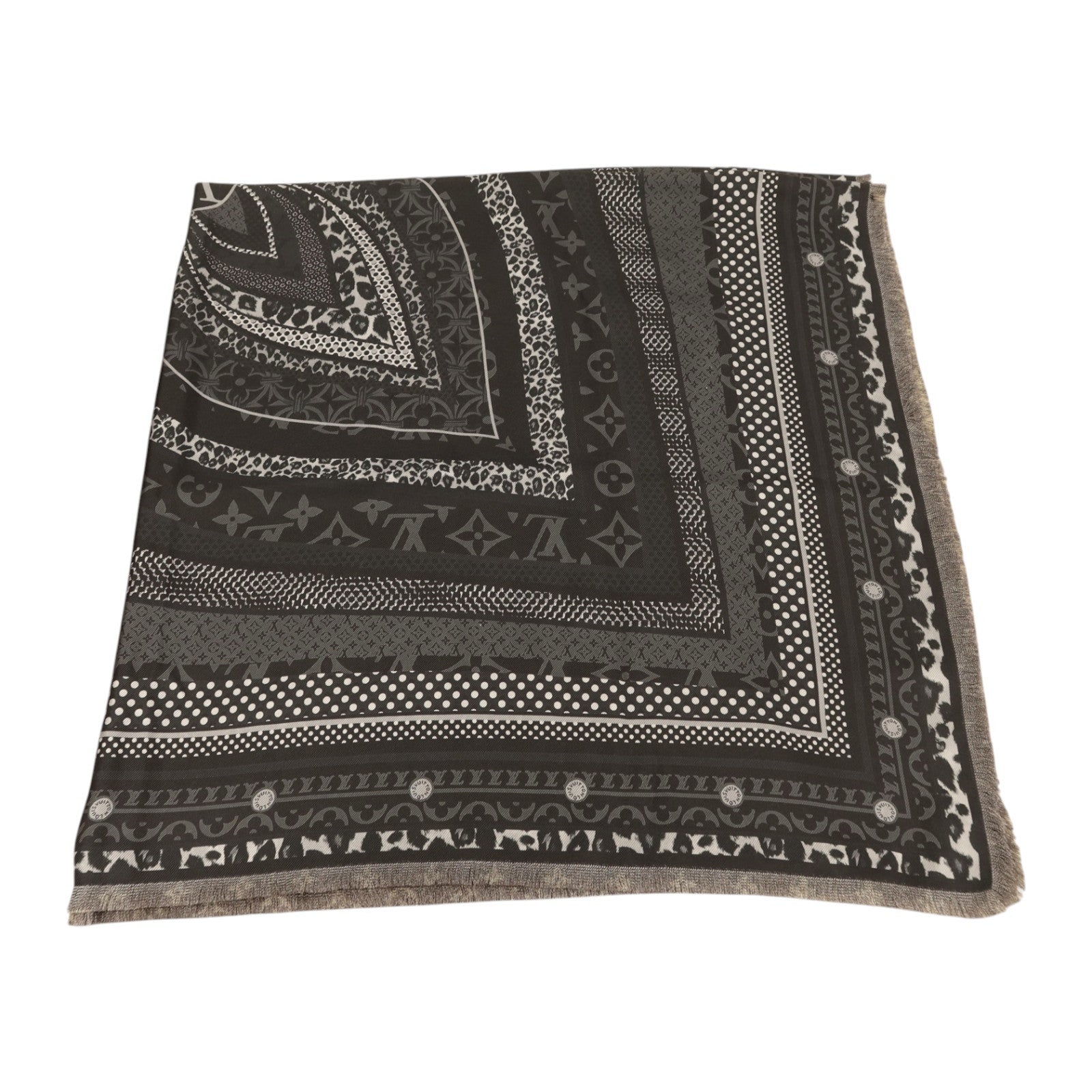 LOUIS VUITTON 絲質Scarf 120x120絲巾