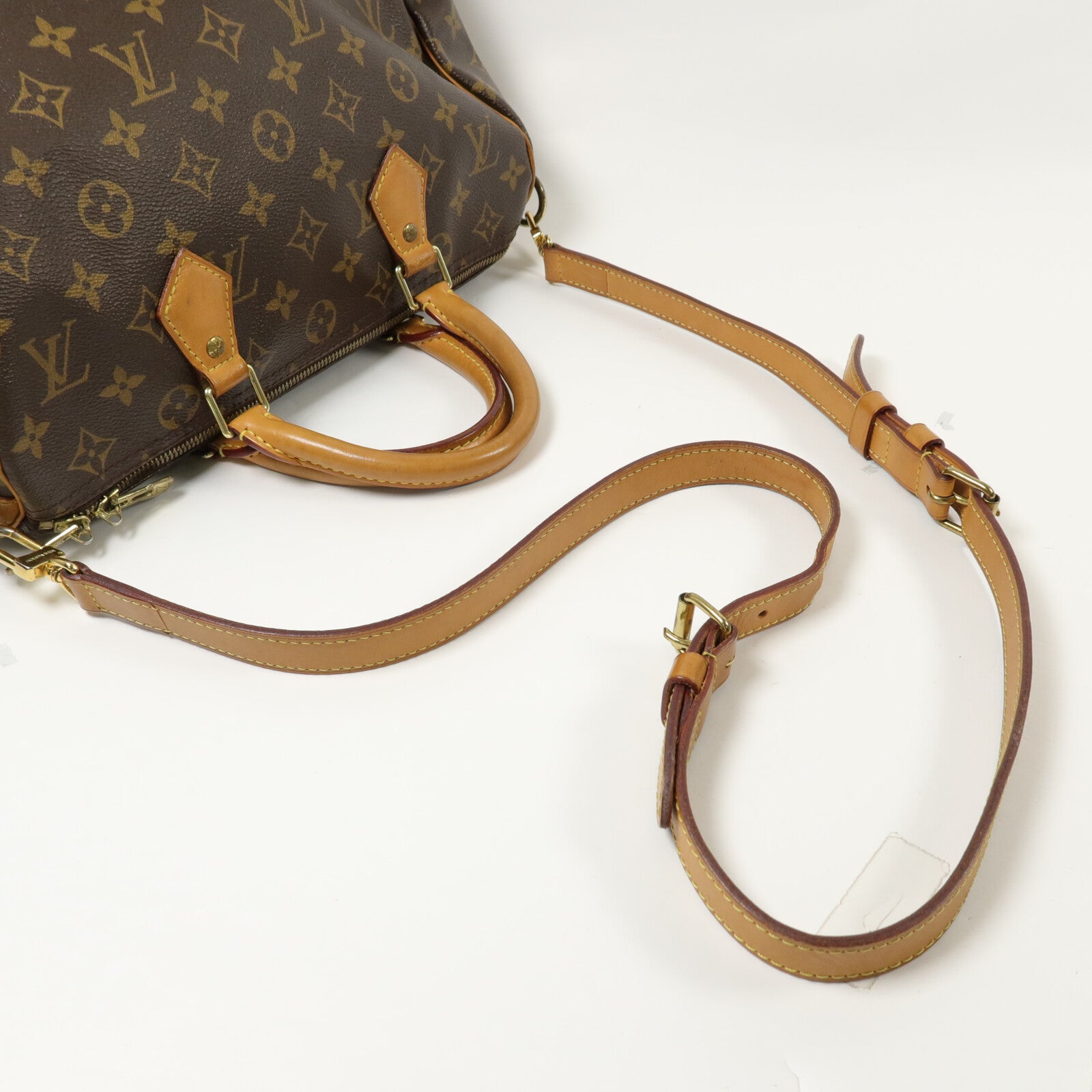 LOUIS VUITTON Monogram Speedy Bandouliere 30手挽肩背兩用袋