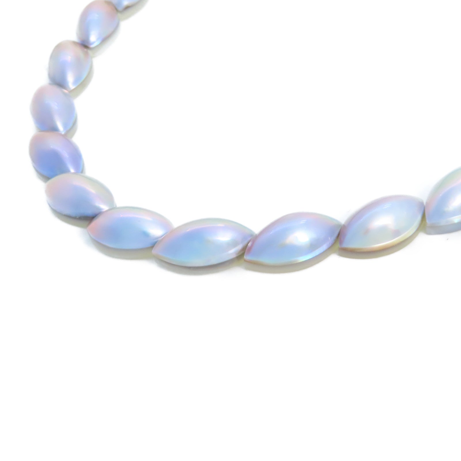 TASAKI 18K白金/馬貝珍珠Mabe Pearl Necklace and Earrings 2piece set項鏈/耳環套裝