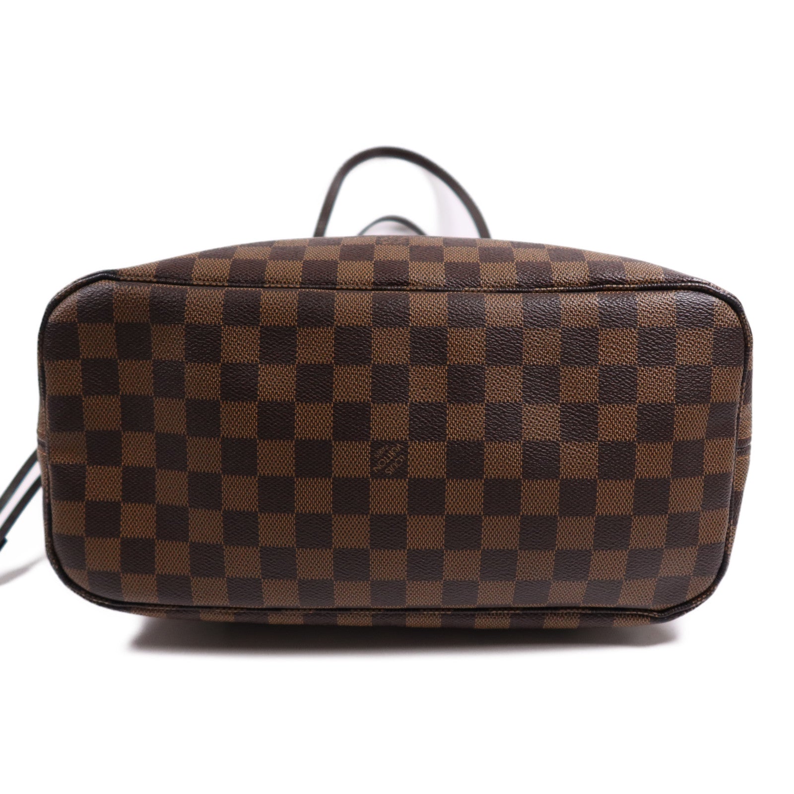 LOUIS VUITTON Damier Neverfull MM金扣手挽袋/肩背袋