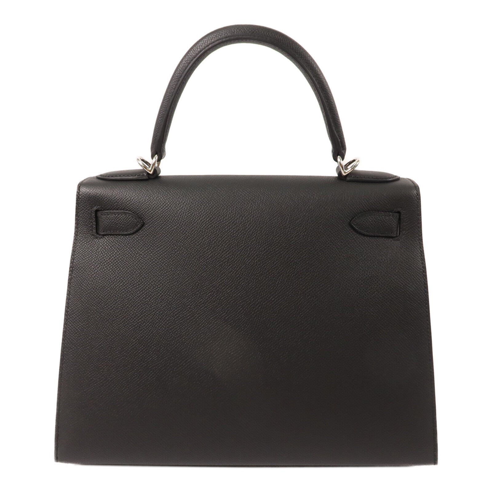 HERMES Epsom皮革Kelly 28手挽肩背兩用袋Noir