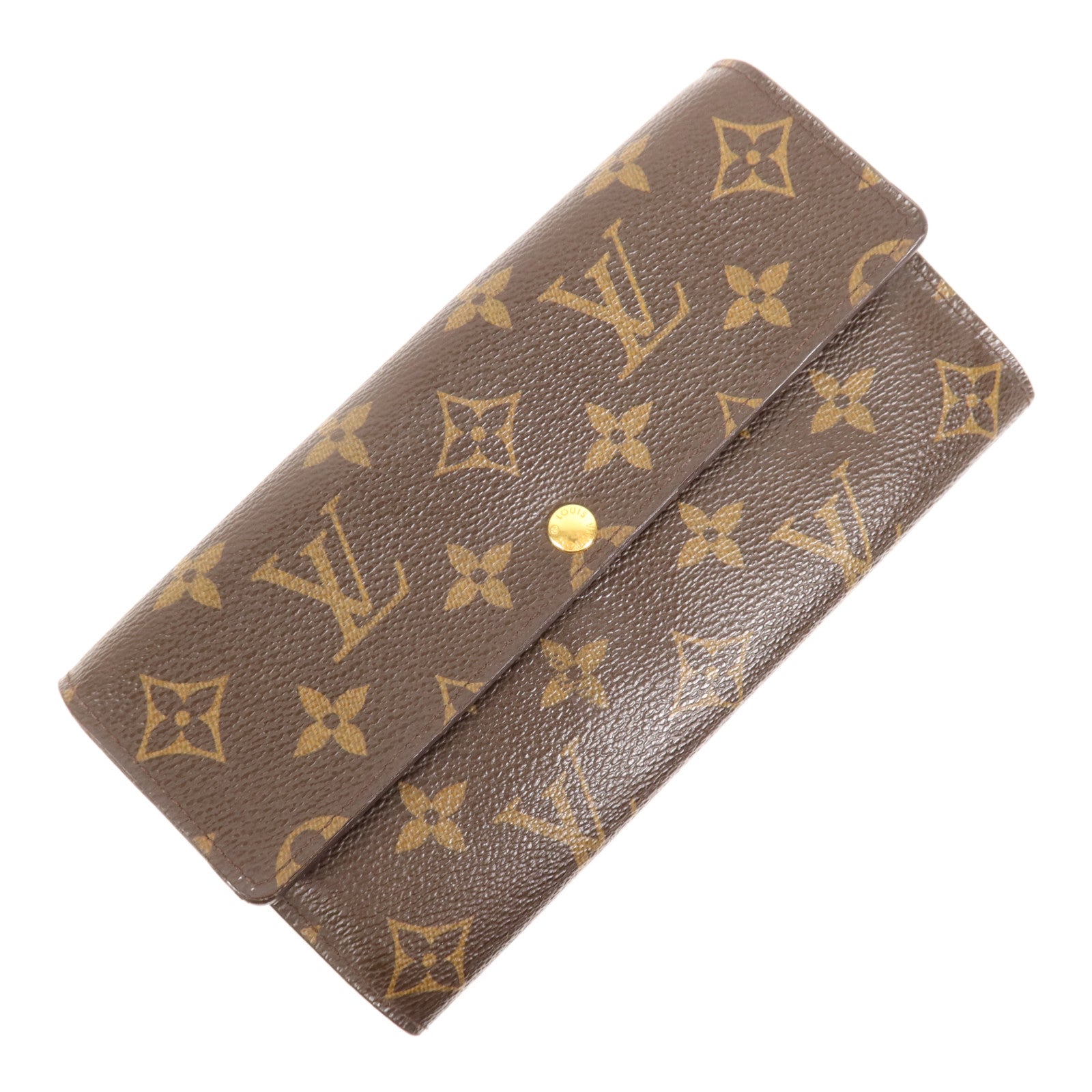LOUIS VUITTON Monogram Portefeuille Sarah金扣長錢包