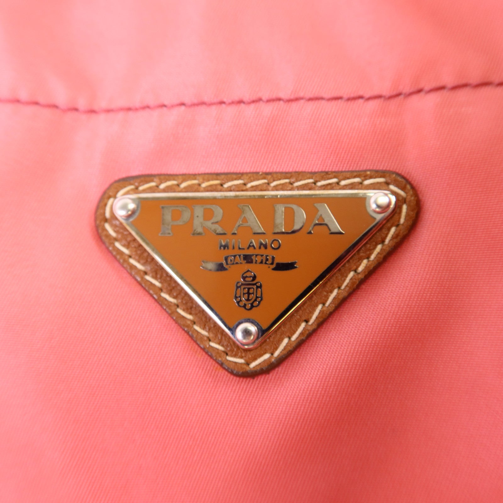 PRADA 尼龍Tessuto Shopping Tote Bag銀扣手挽袋