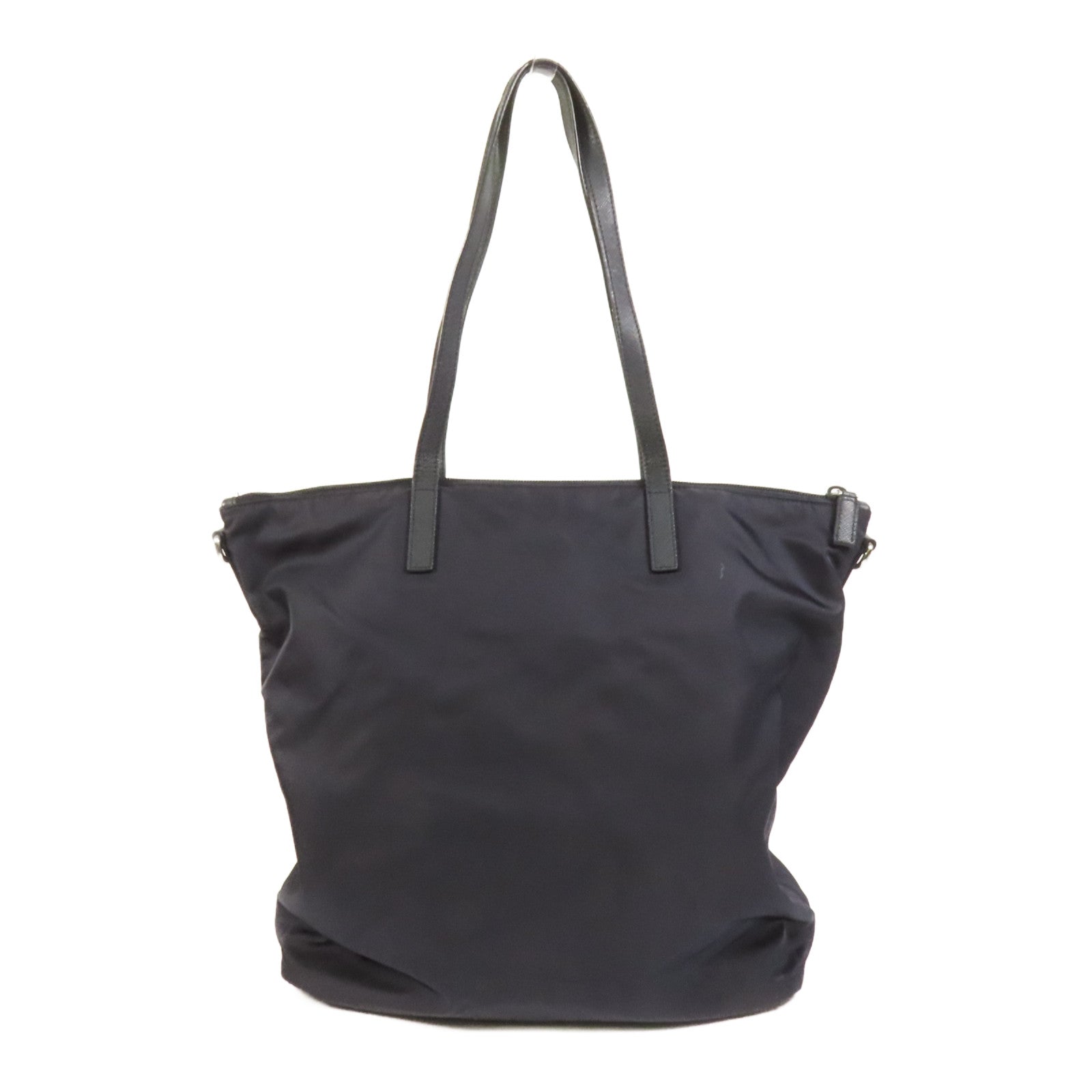 PRADA 尼龍2way Shoulder銀扣手挽肩背兩用袋