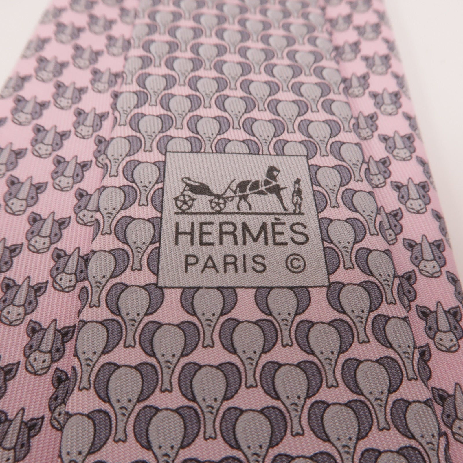 HERMES 絲質Necktie領帶