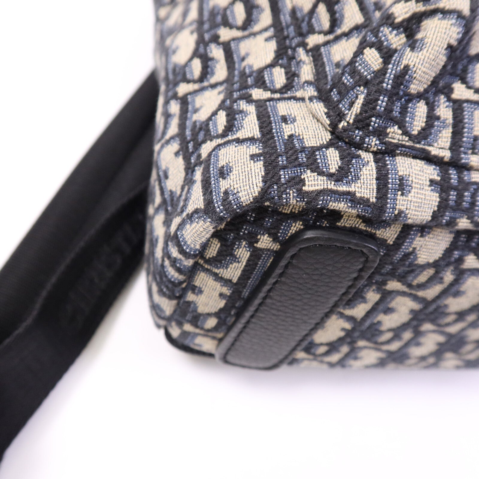 Dior 帆布Oblique Backpack銀扣背包