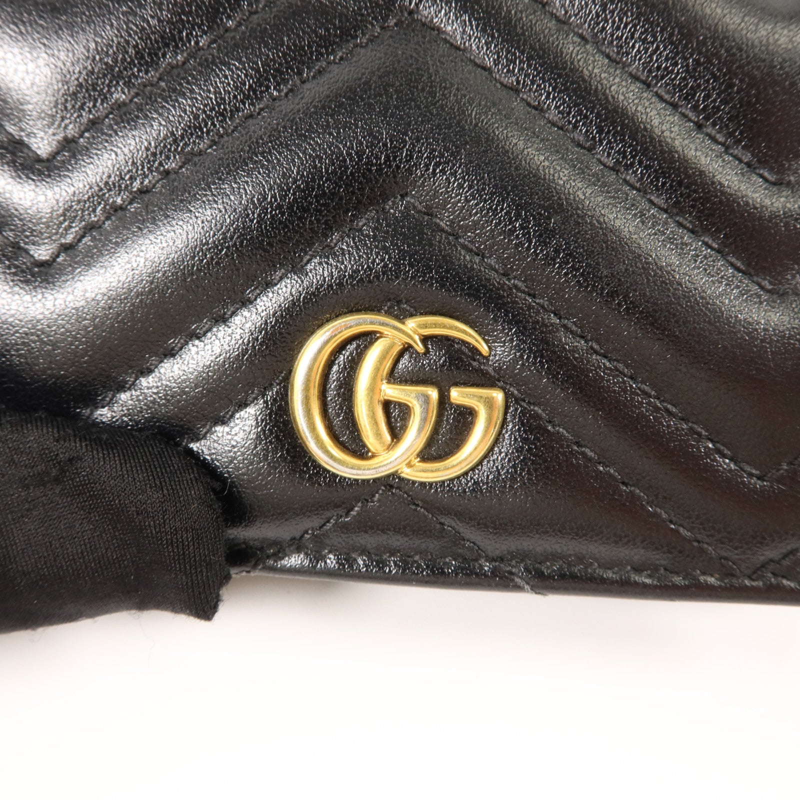 GUCCI 牛皮皮革GG Marmont Card Case Wallet錢包