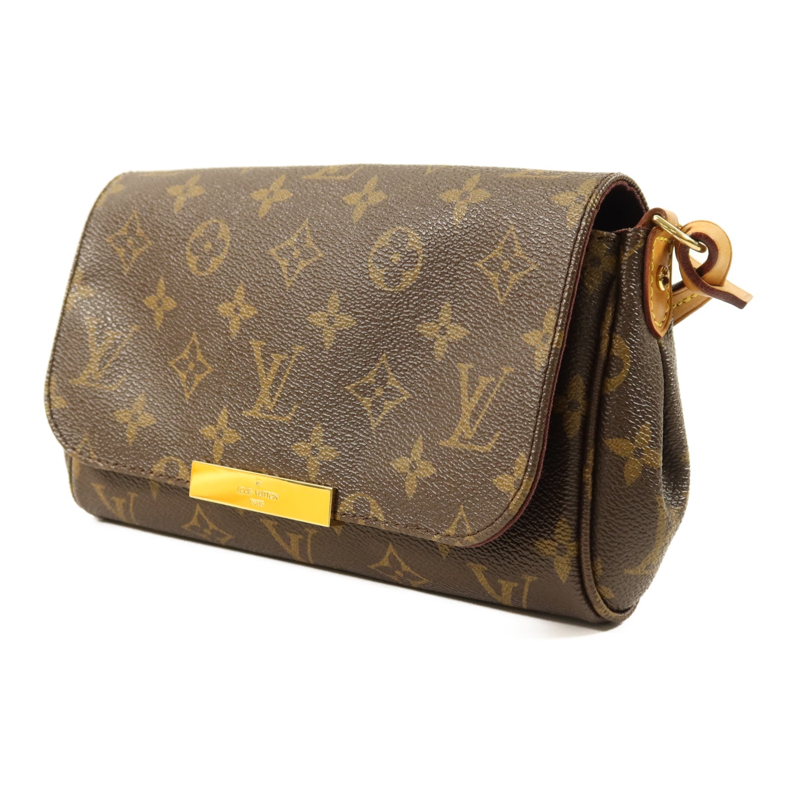 LOUIS VUITTON Monogram Favorite MM金扣手挽肩背兩用袋