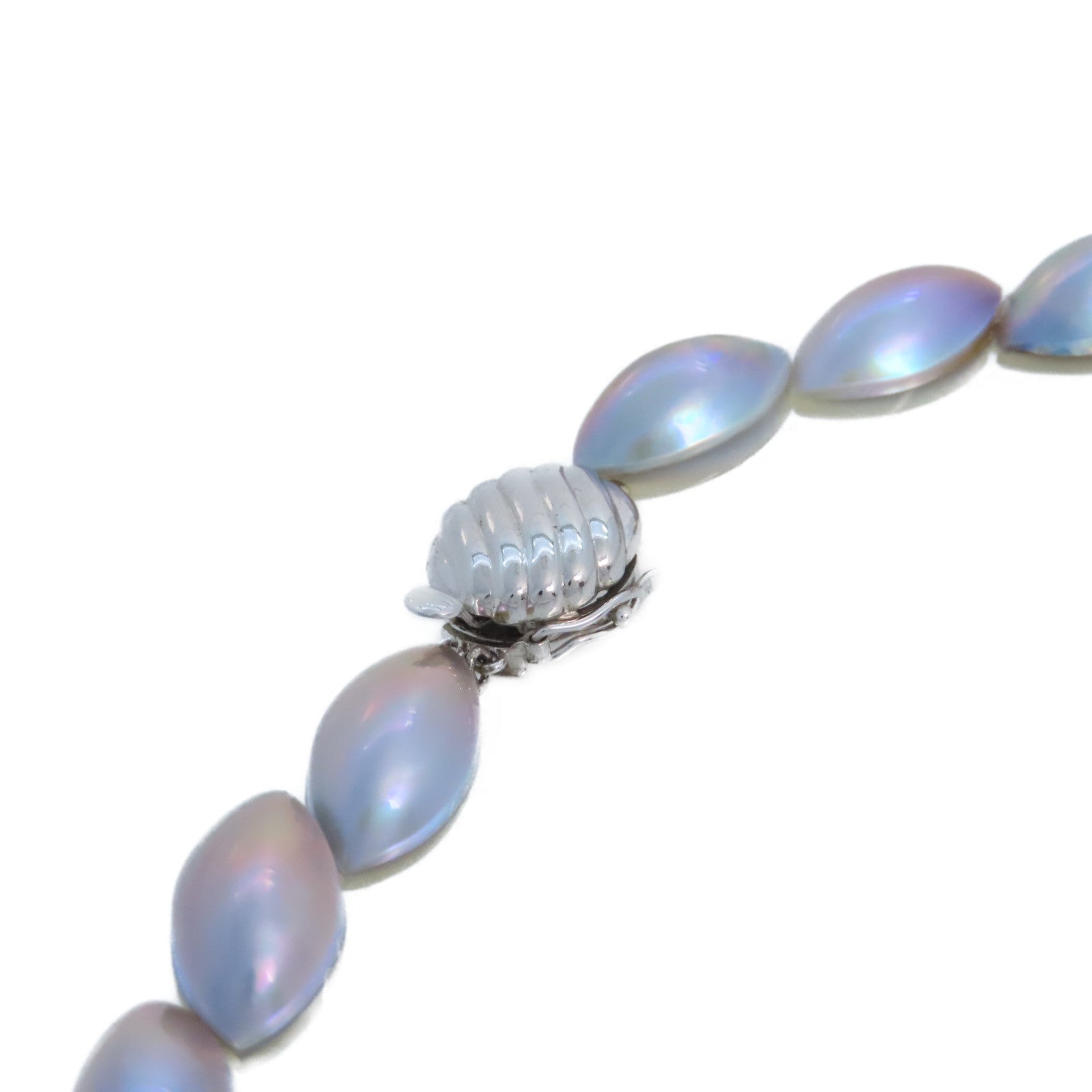 TASAKI 18K白金/馬貝珍珠Mabe Pearl Necklace and Earrings 2piece set項鏈/耳環套裝
