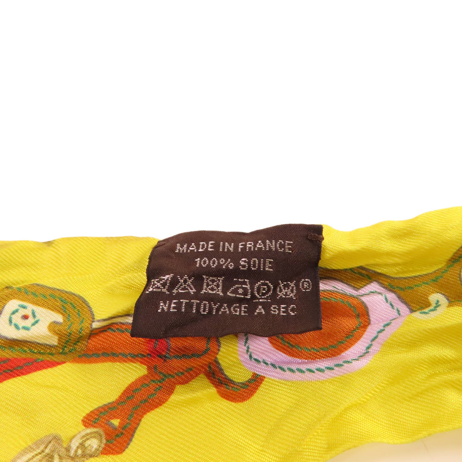 HERMES 【激減優惠】絲質Twilly Scarf絲巾黃色/綠色/彩色