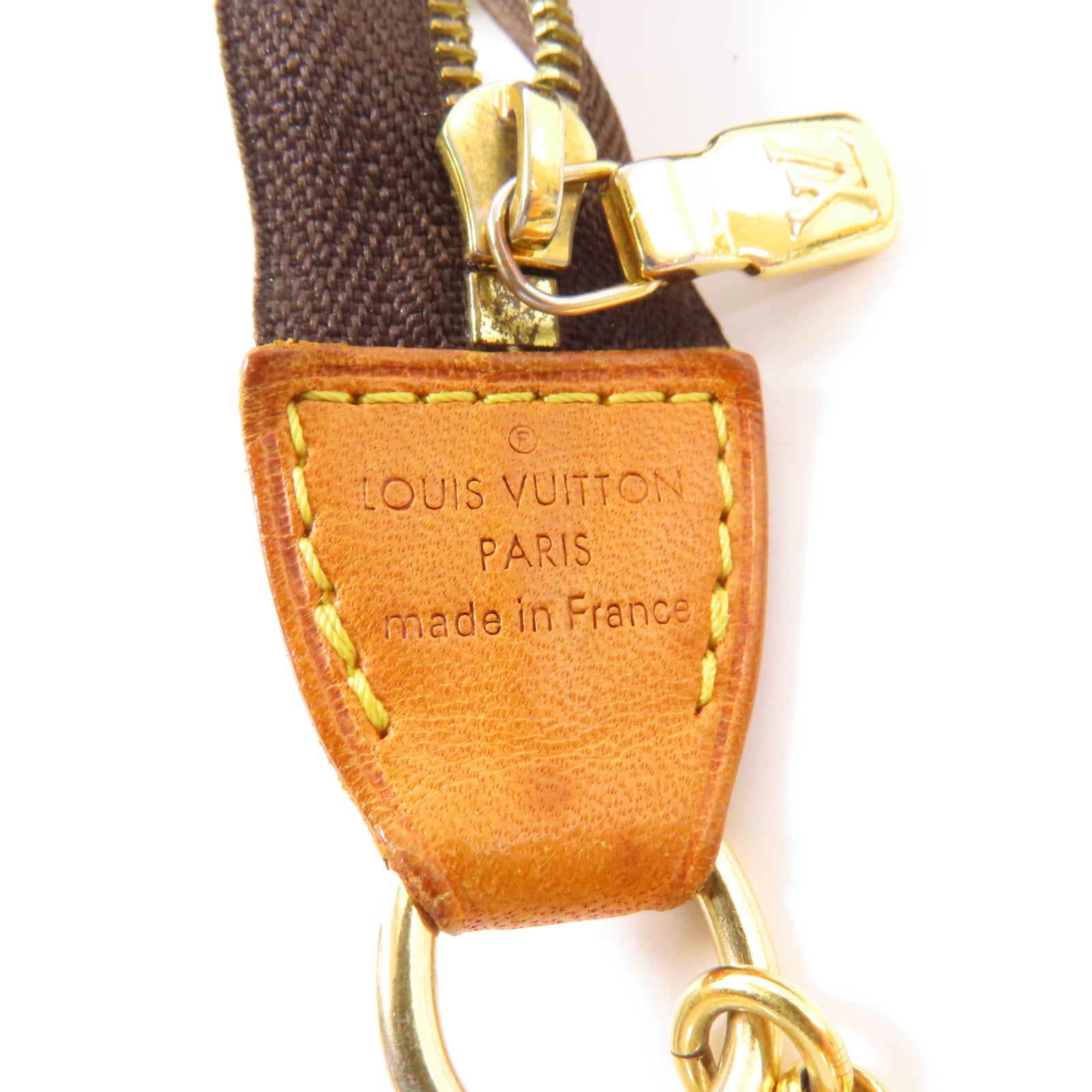 LOUIS VUITTON Monogram Eva金扣鏈帶肩背袋棕色