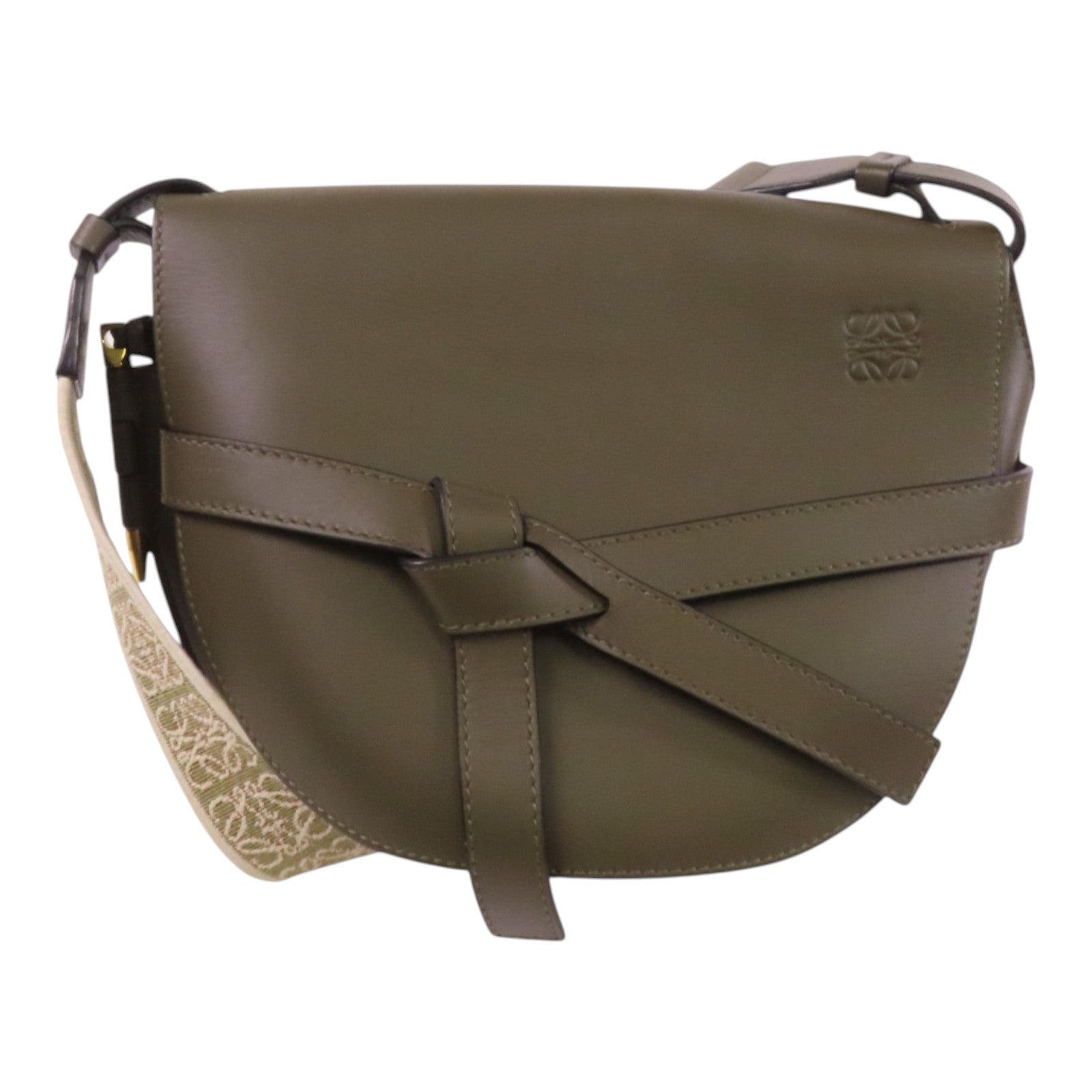 LOEWE 牛皮皮革Gate Dual肩背袋