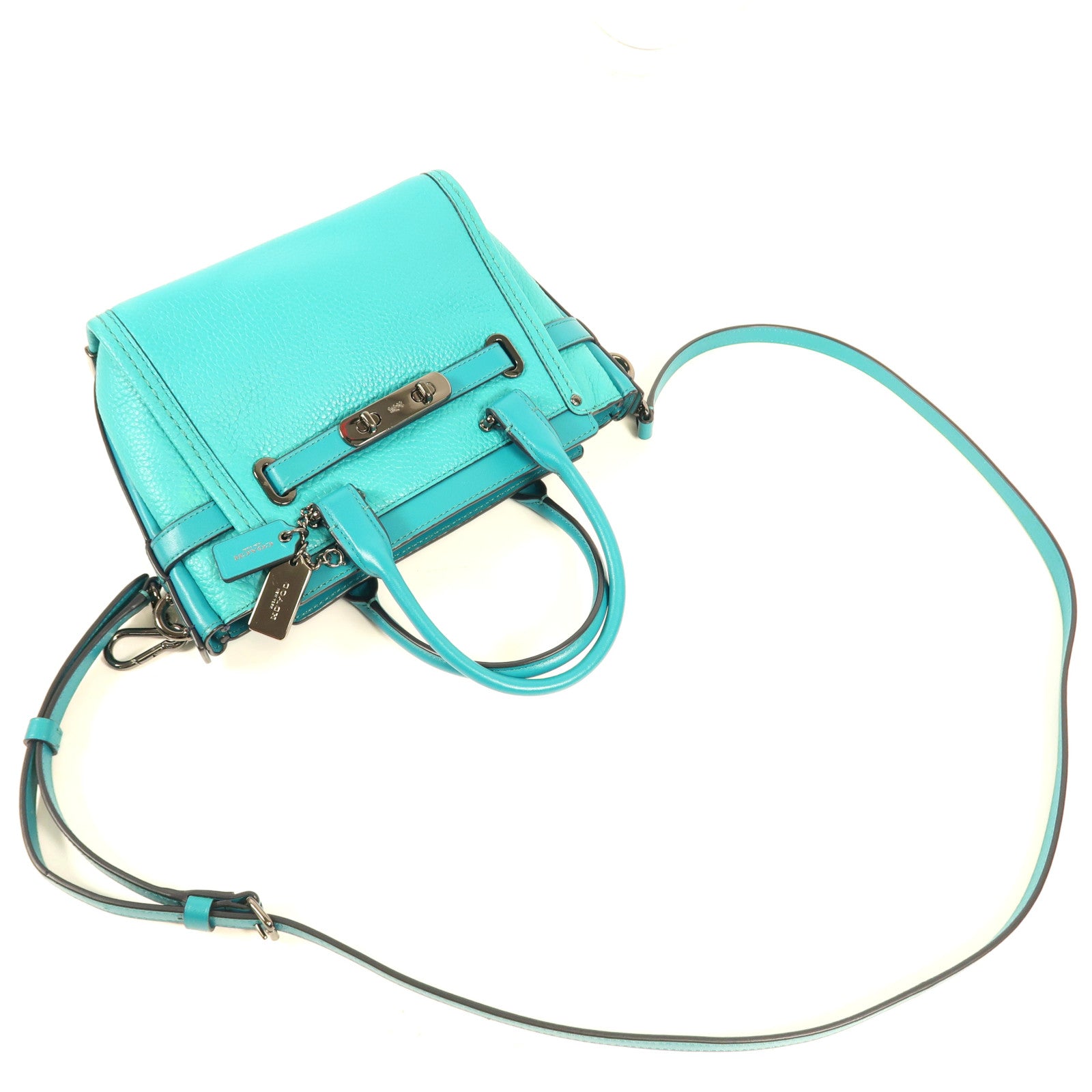 COACH 牛皮皮革Shoulder Bag手挽肩背兩用袋