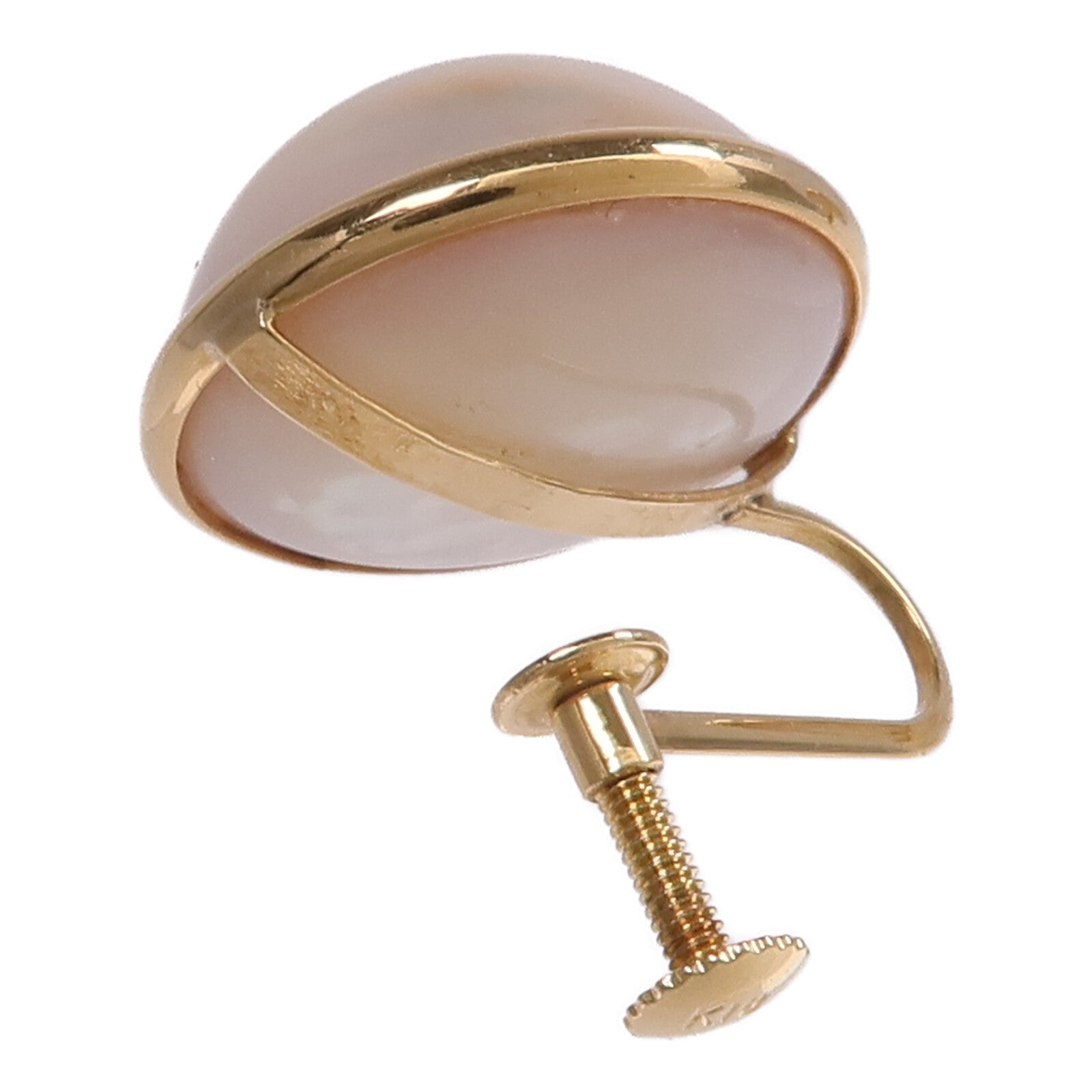 JEWELRY 18K黃金Mabe Pearl Earrings瑪貝珍珠耳環