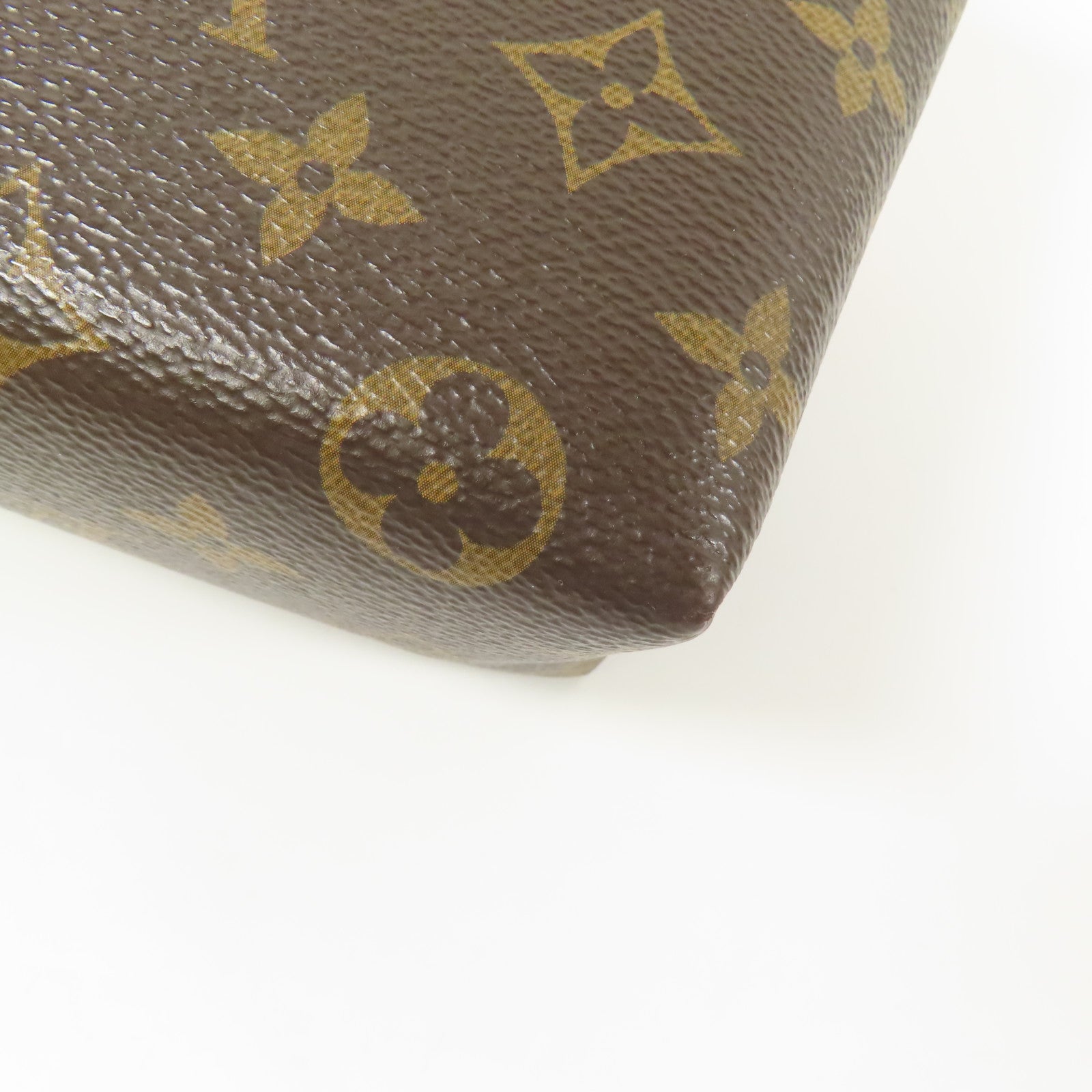 LOUIS VUITTON Monogram Locky BB 手挽肩背棕色/紅色