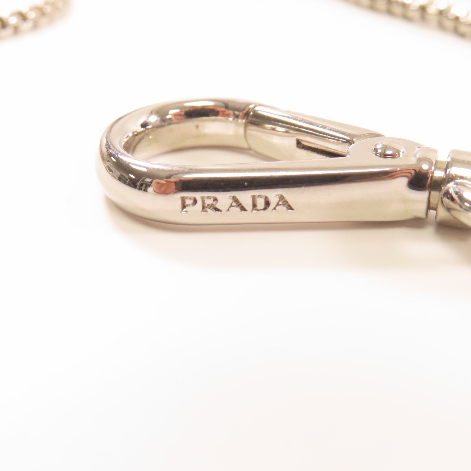 PRADA 金屬Necklace項鍊銀色