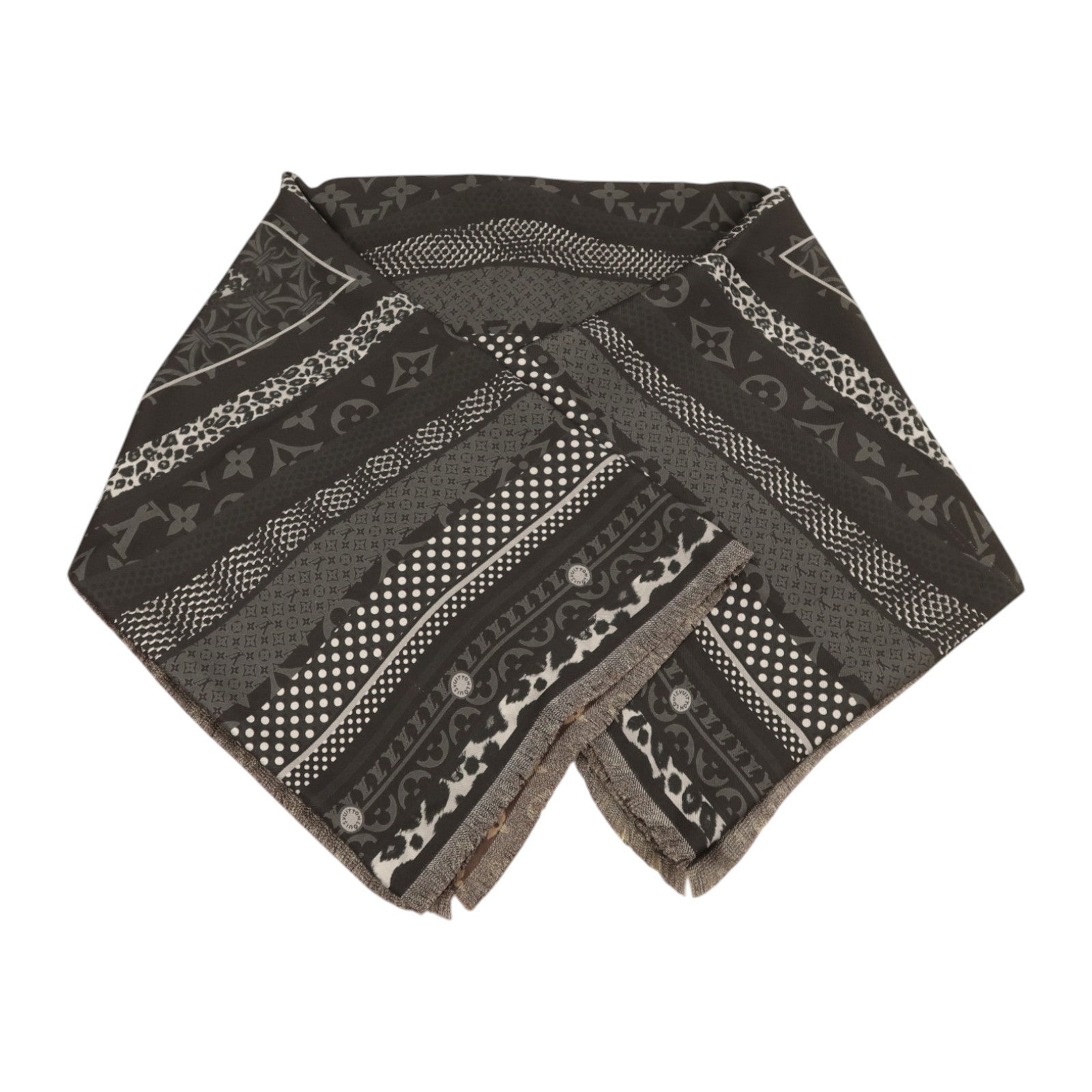 LOUIS VUITTON 絲質Scarf 120x120絲巾