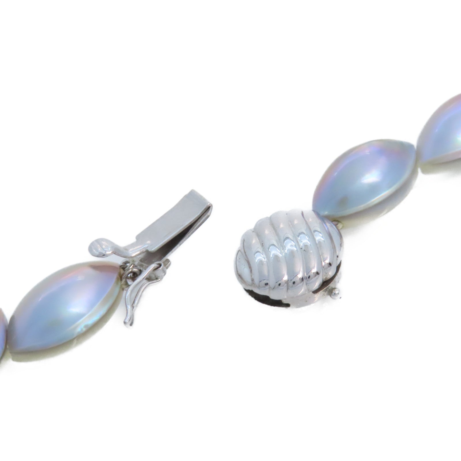 TASAKI 18K白金/馬貝珍珠Mabe Pearl Necklace and Earrings 2piece set項鏈/耳環套裝